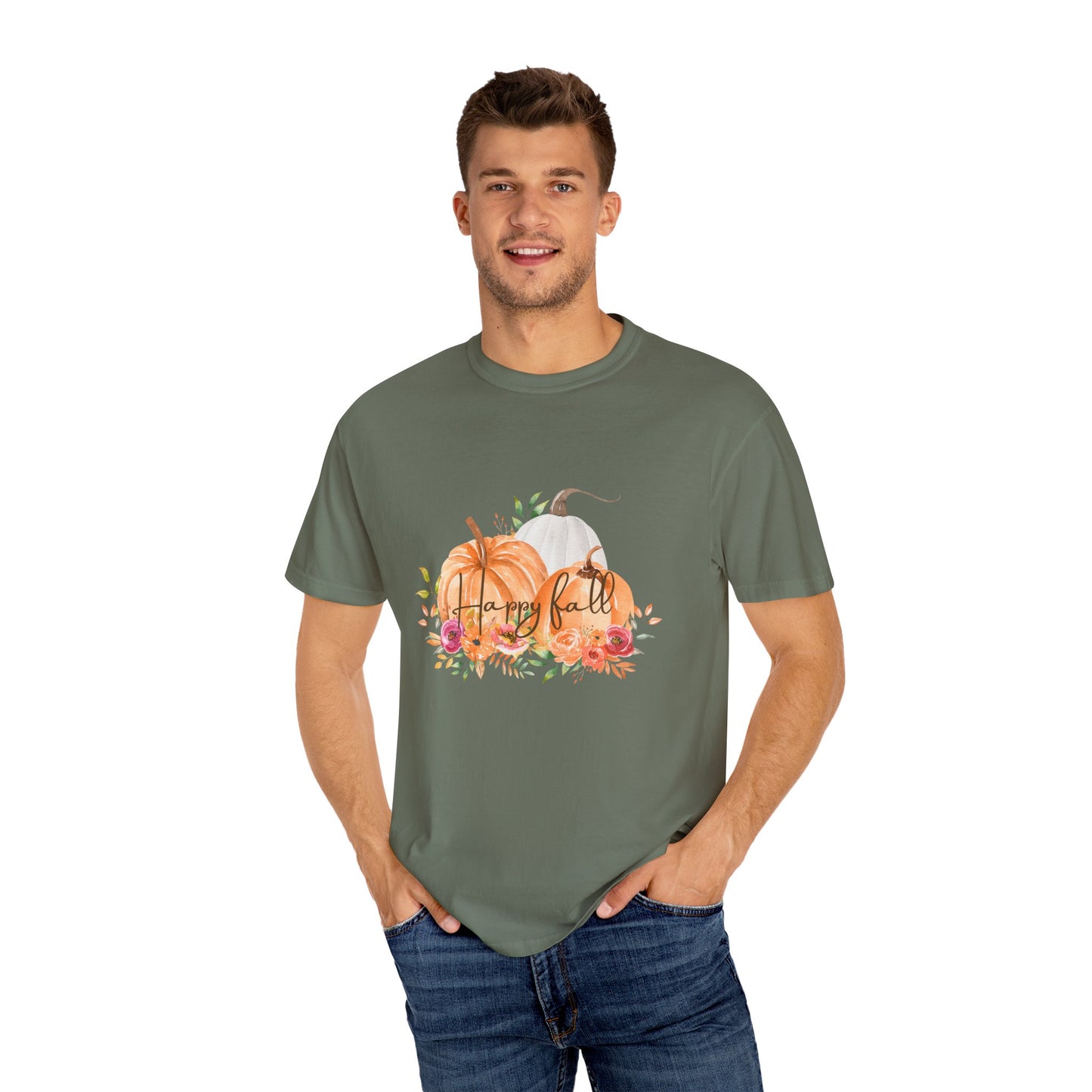 Happy Fall—Unisex Garment-Dyed T-shirt
