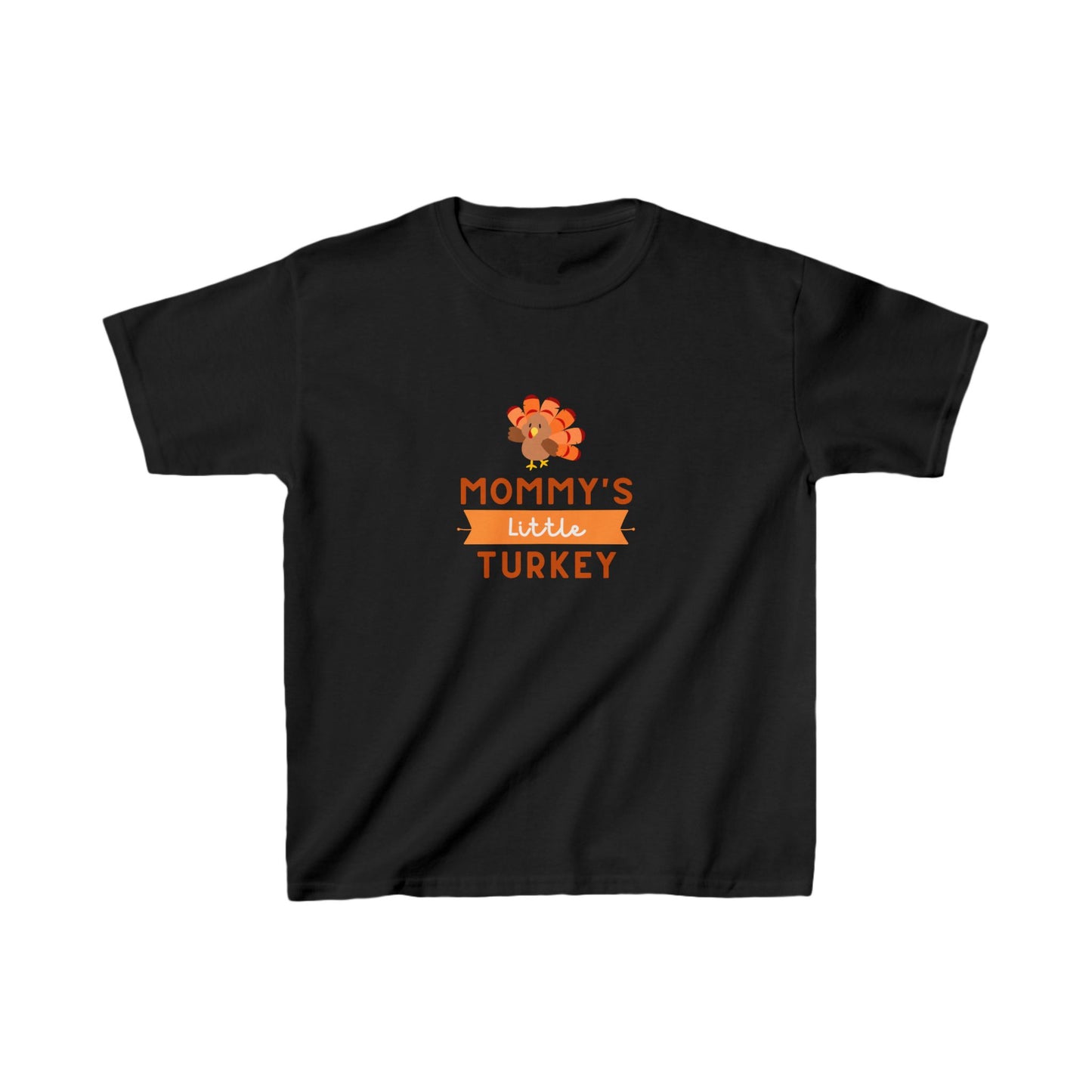 Kids Tee Mommy's Little Turkey Shirt - Thanksgiving Holiday