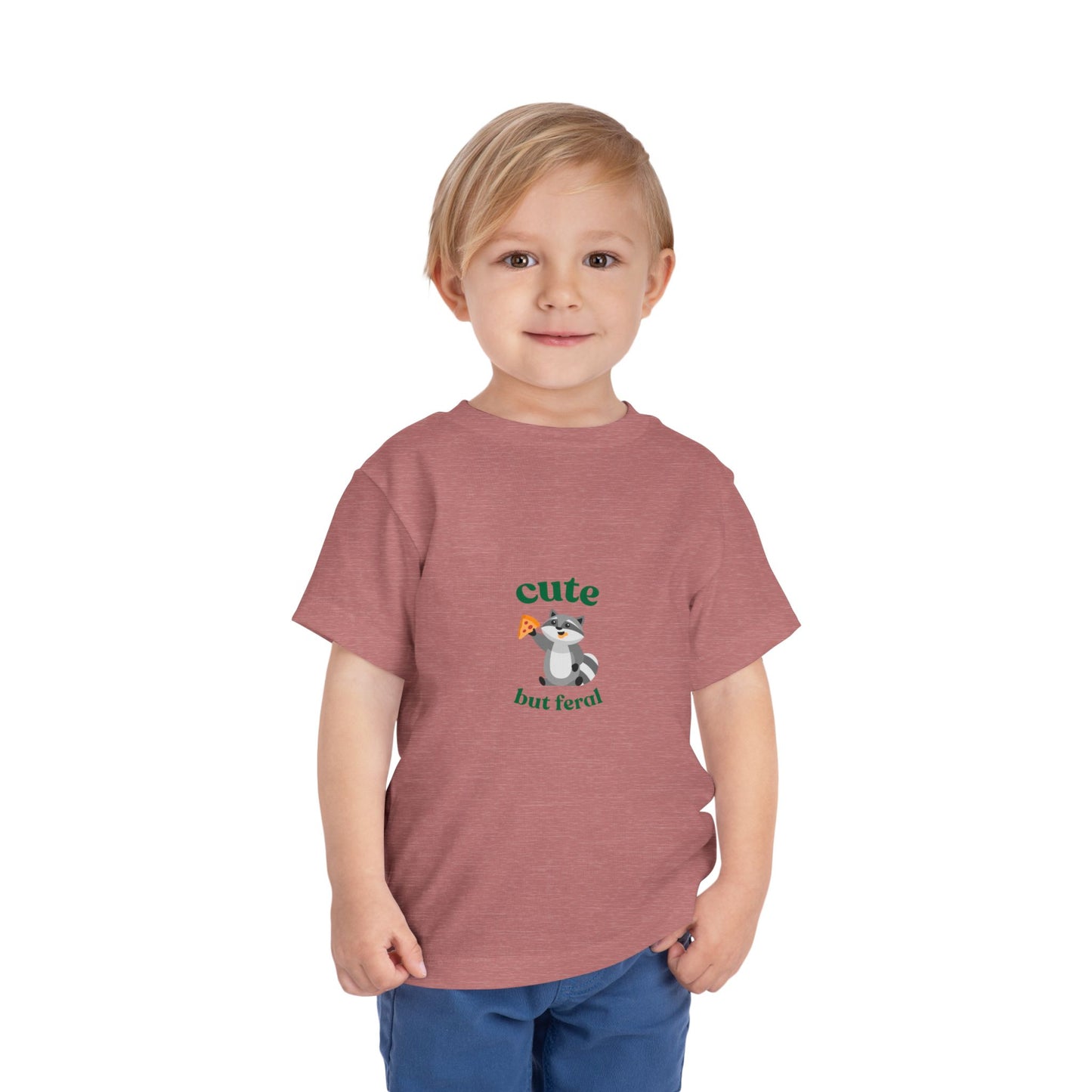 Cute but Feral TODDLER—Toddler Short Sleeve Tee