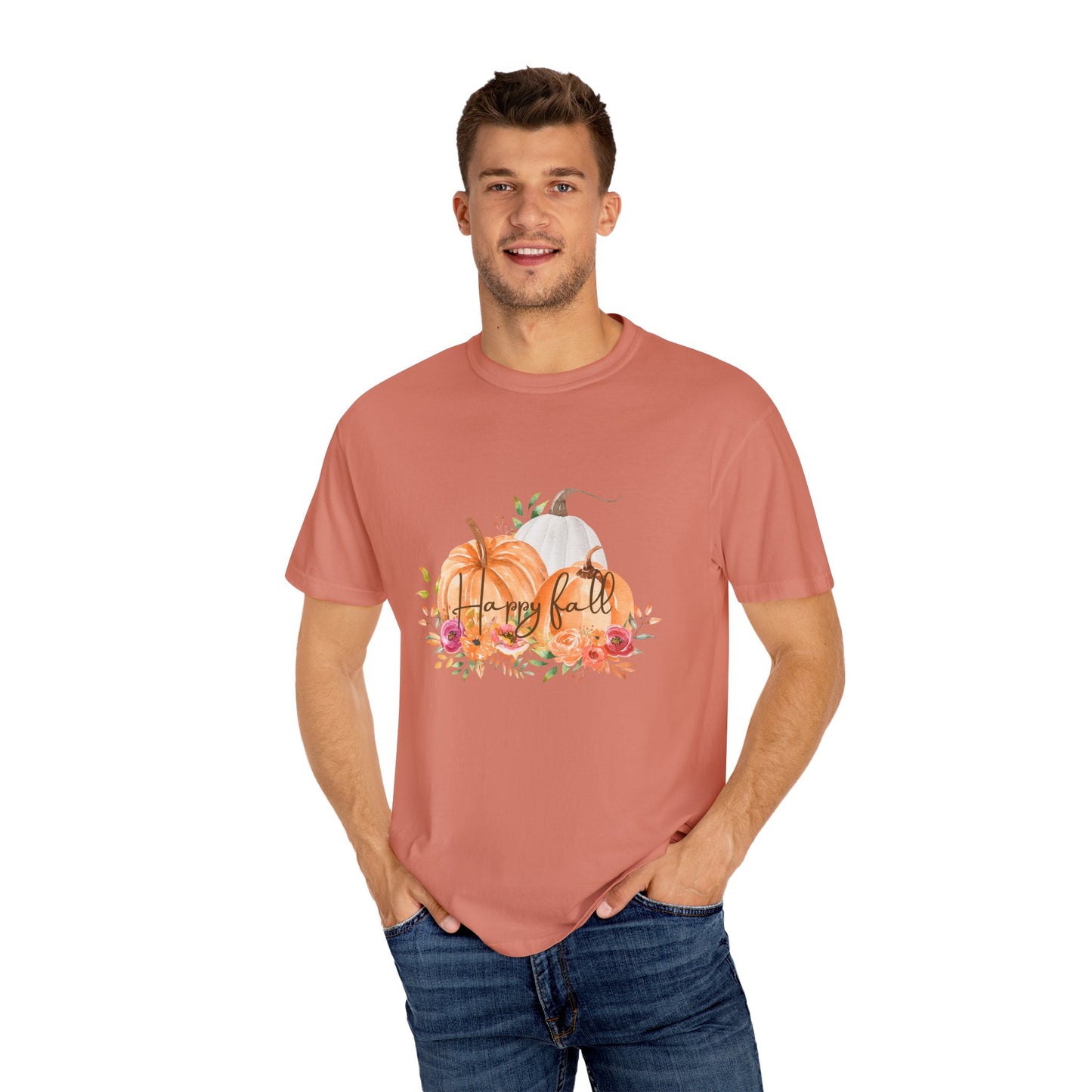 Happy Fall—Unisex Garment-Dyed T-shirt