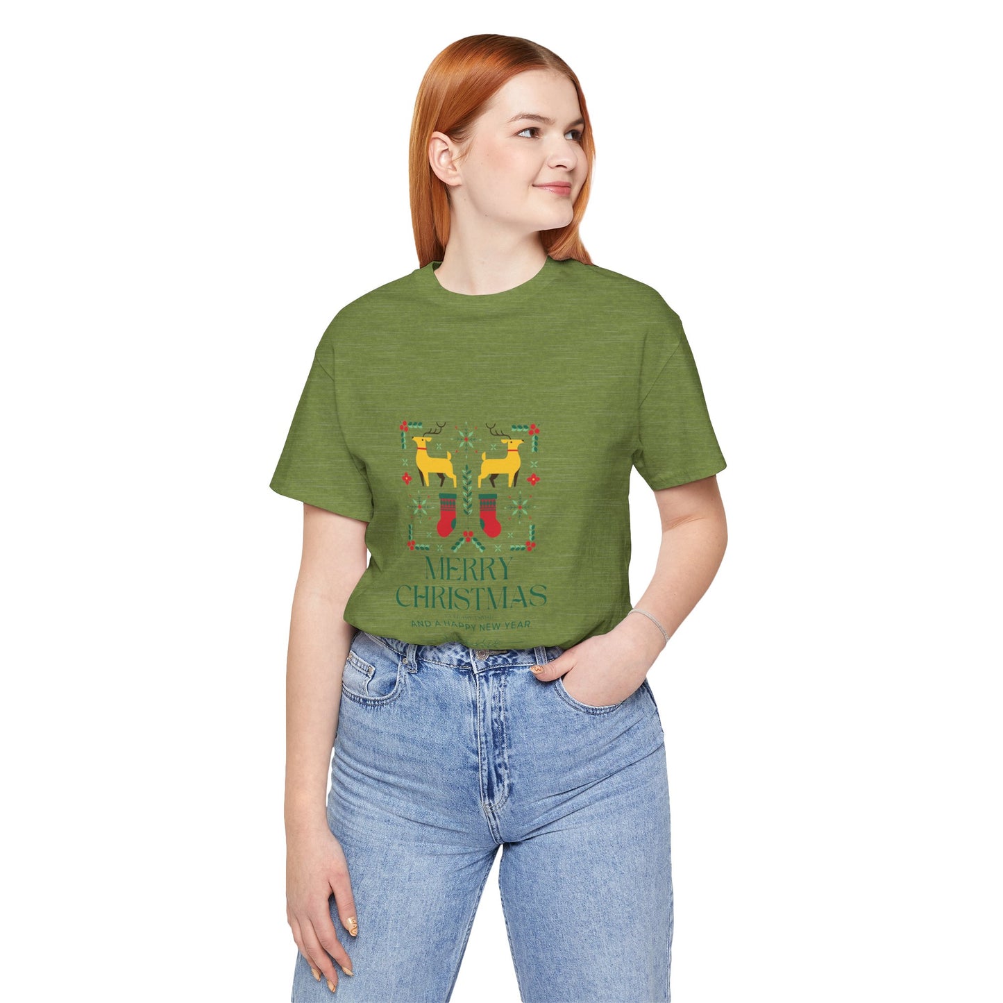 Merry Christmas Ya Filthy Animal—Unisex Jersey Short Sleeve Tee
