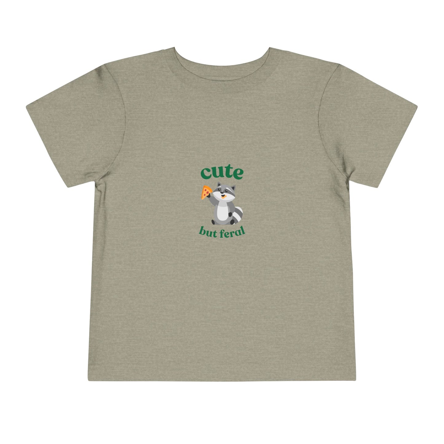 Cute but Feral TODDLER—Toddler Short Sleeve Tee