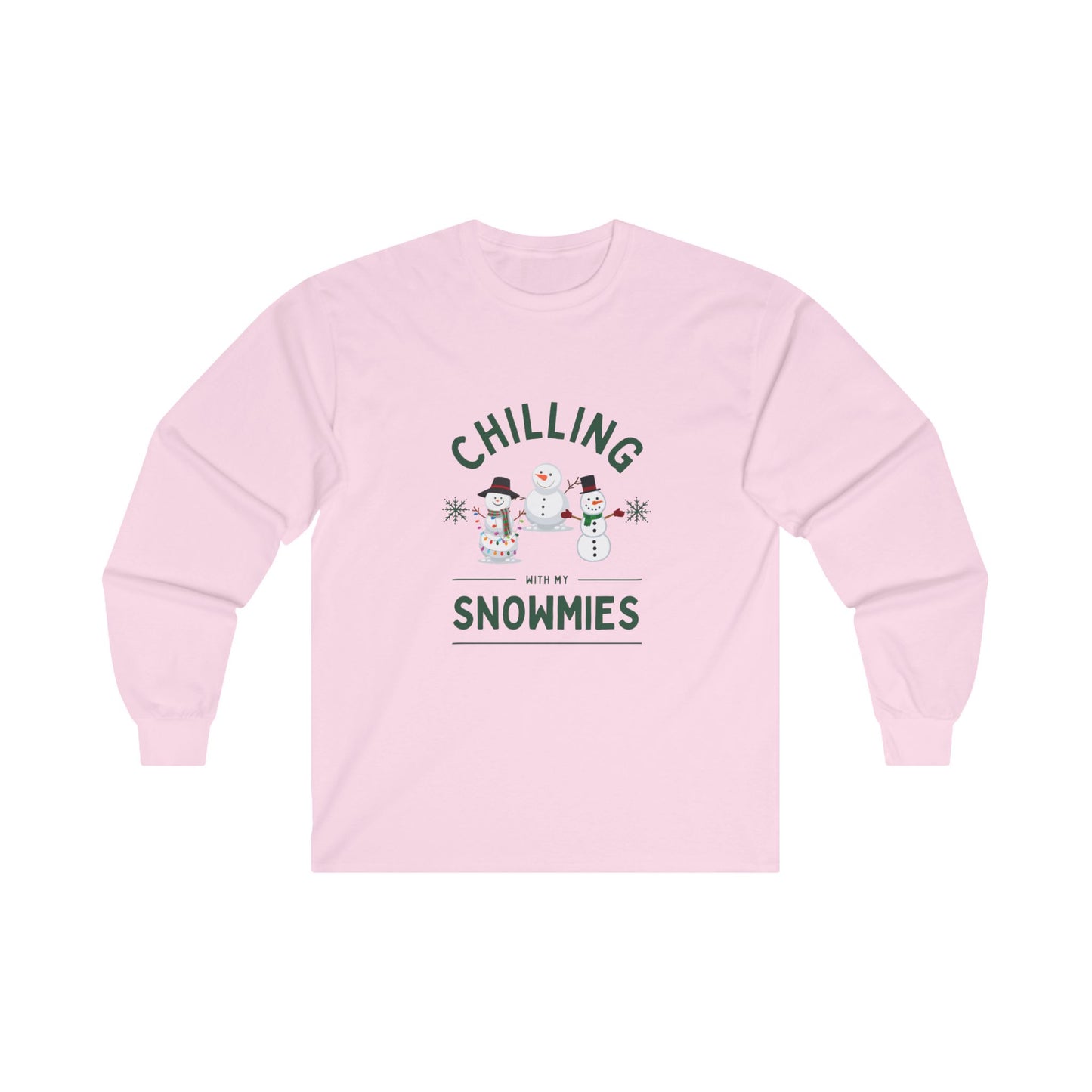 Chilling With My Snowmies Long Sleeve Tee