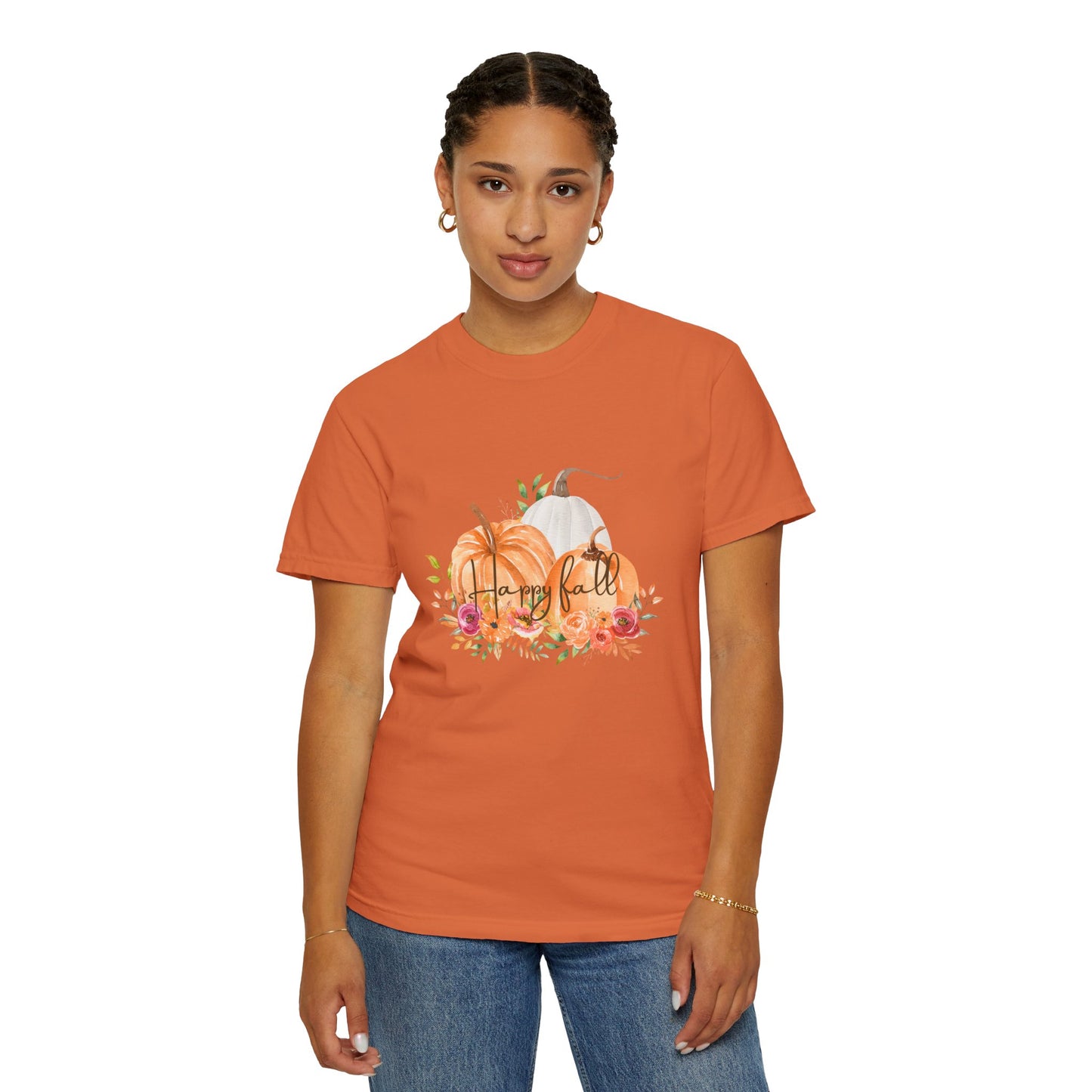 Happy Fall—Unisex Garment-Dyed T-shirt