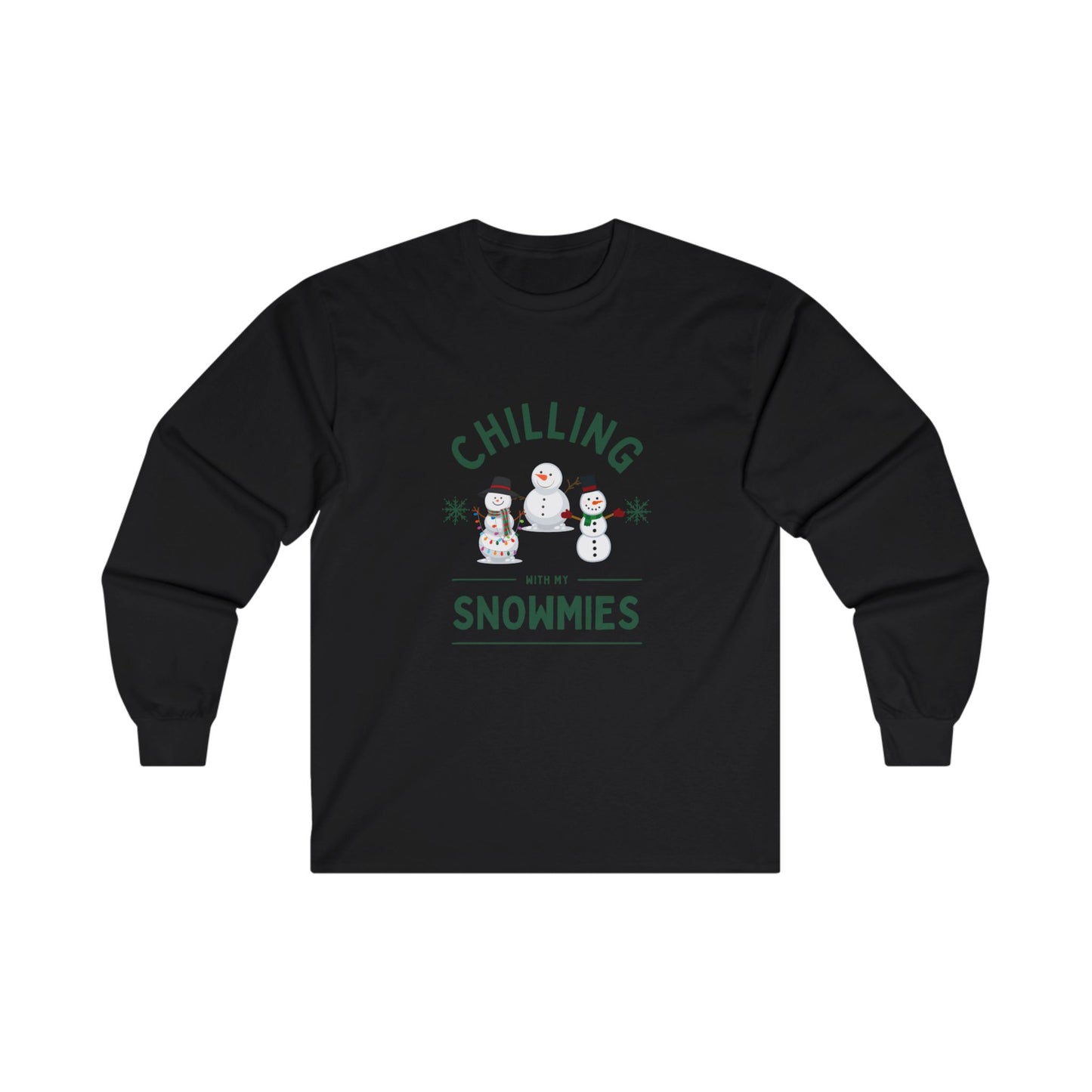 Chilling With My Snowmies Long Sleeve Tee