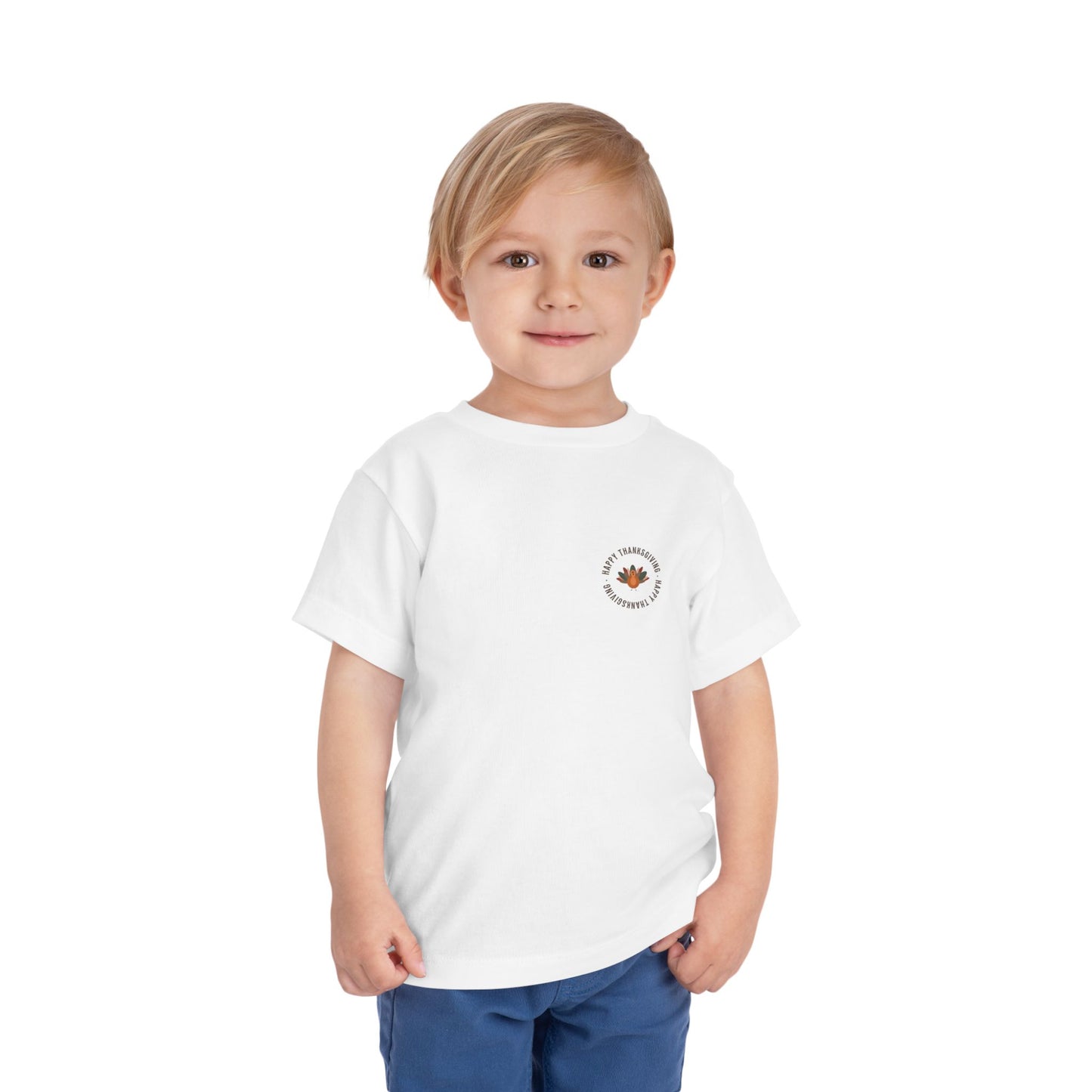 Happy Thanksgiving TODDLER—Toddler Short Sleeve Tee