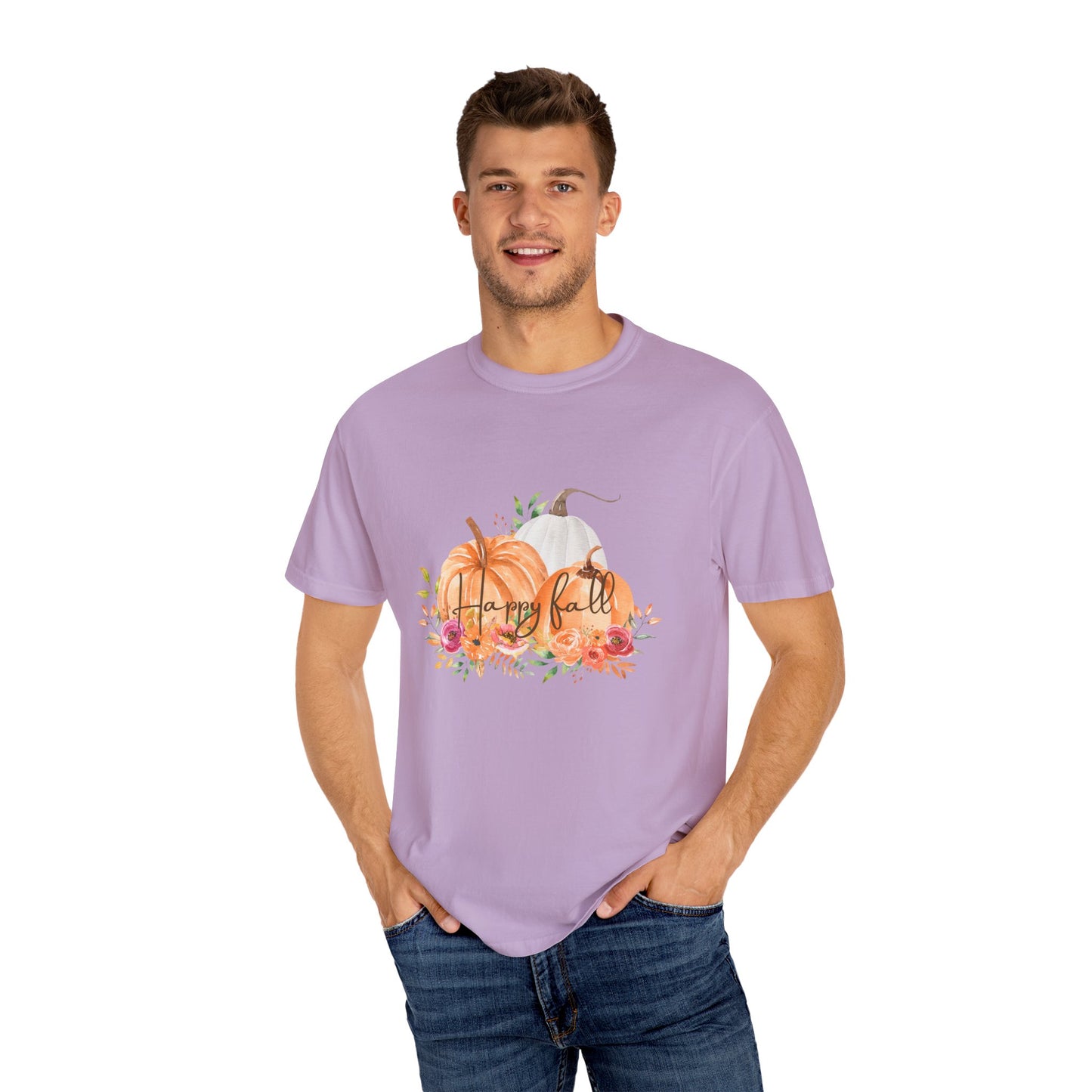 Happy Fall—Unisex Garment-Dyed T-shirt
