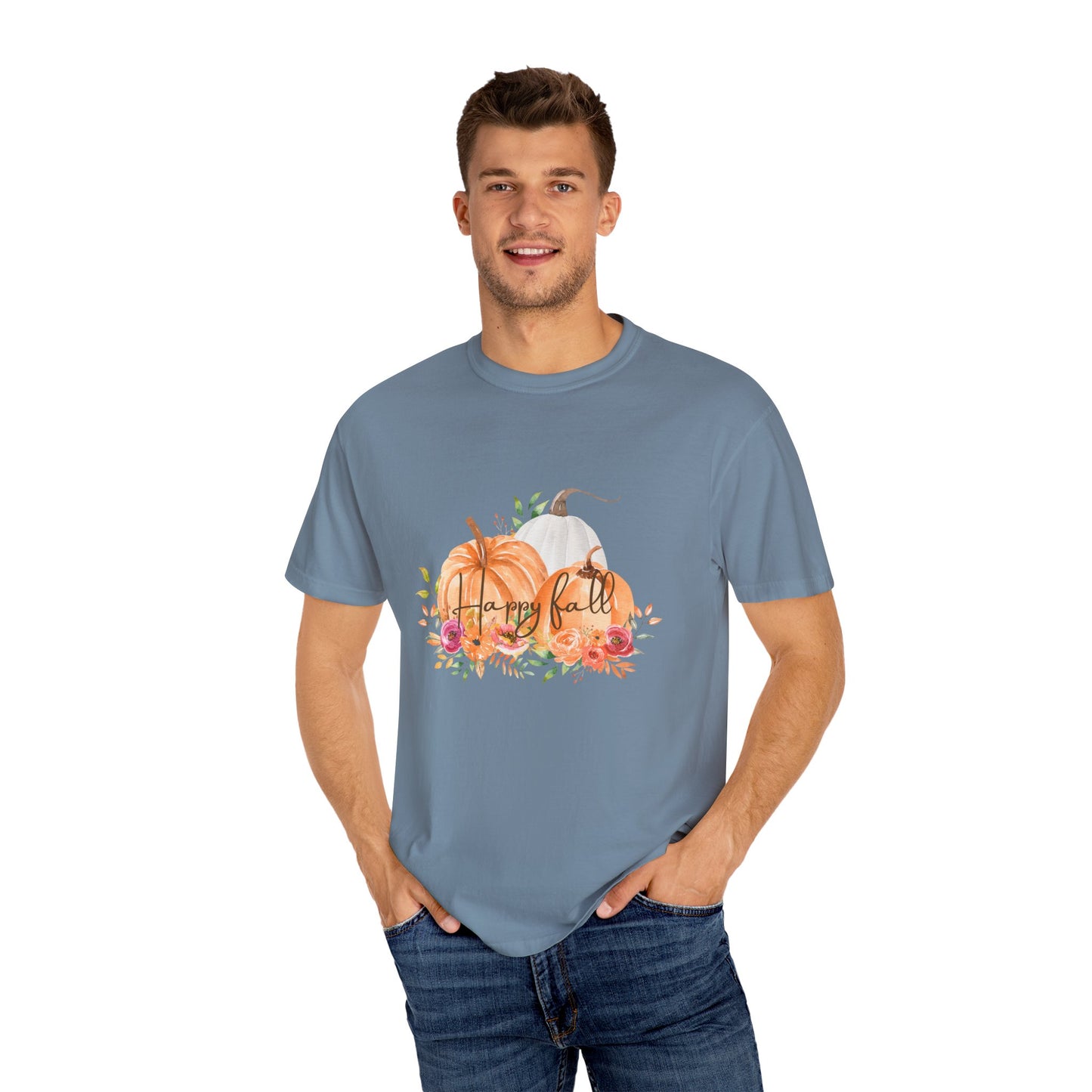 Happy Fall—Unisex Garment-Dyed T-shirt