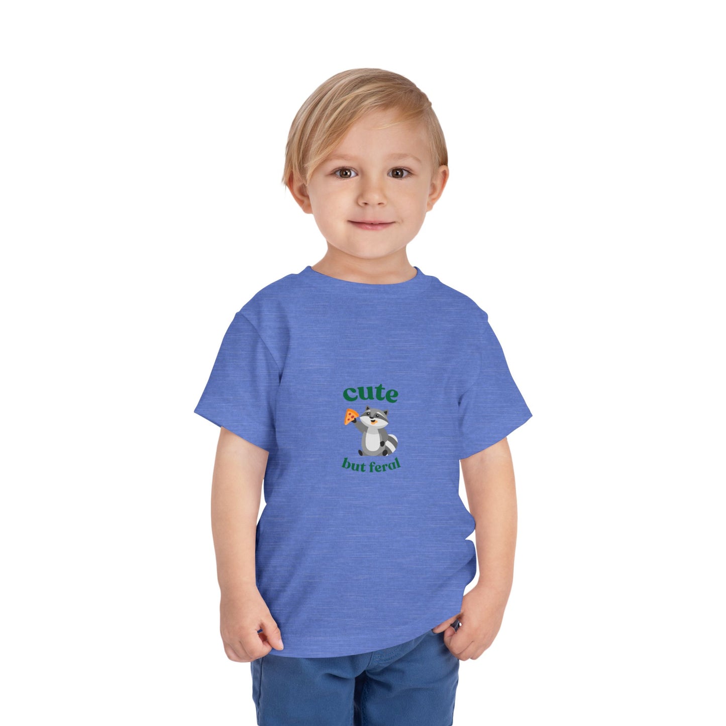 Cute but Feral TODDLER—Toddler Short Sleeve Tee