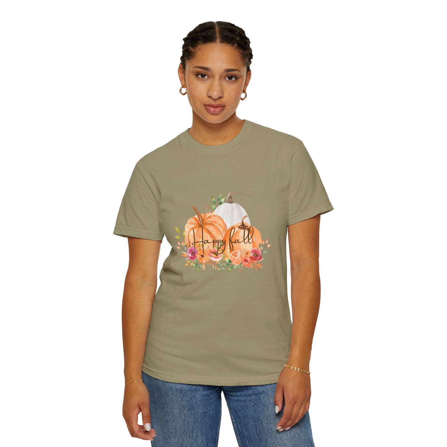 Happy Fall—Unisex Garment-Dyed T-shirt
