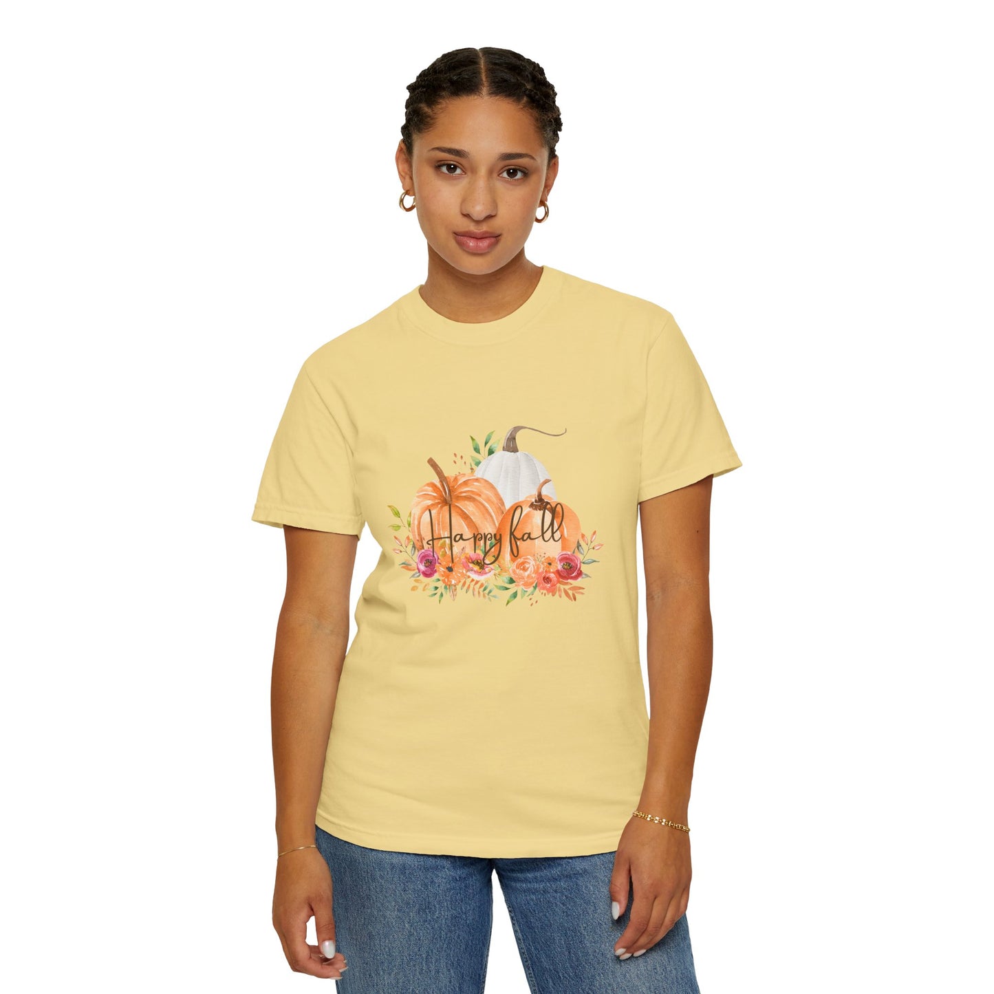 Happy Fall—Unisex Garment-Dyed T-shirt