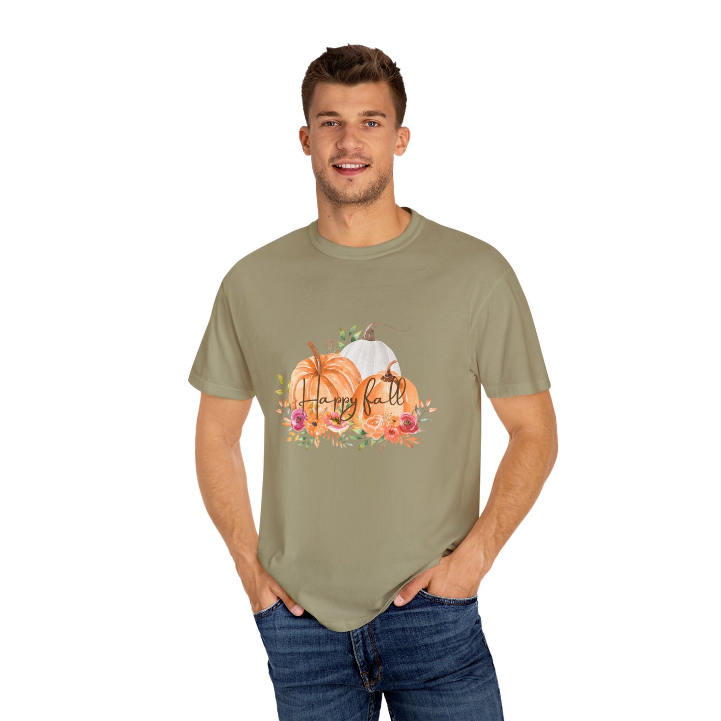 Happy Fall—Unisex Garment-Dyed T-shirt