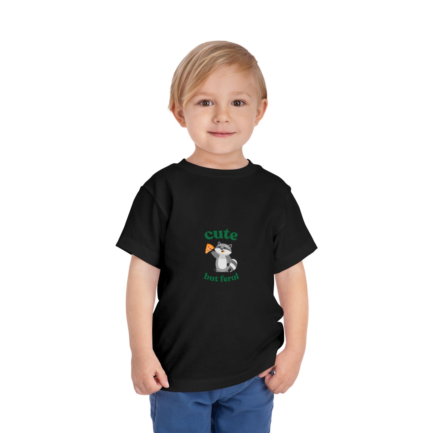 Cute but Feral TODDLER—Toddler Short Sleeve Tee