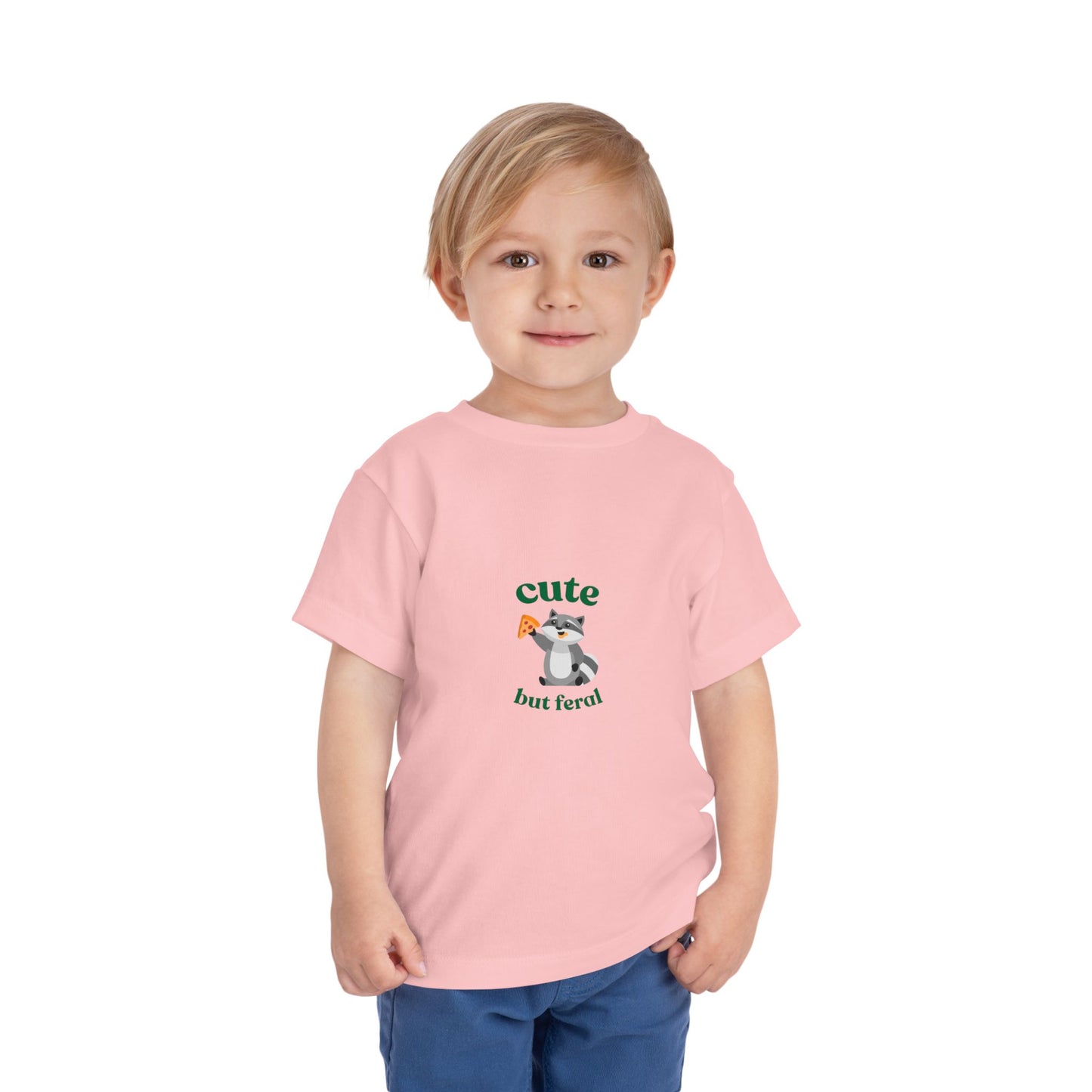 Cute but Feral TODDLER—Toddler Short Sleeve Tee