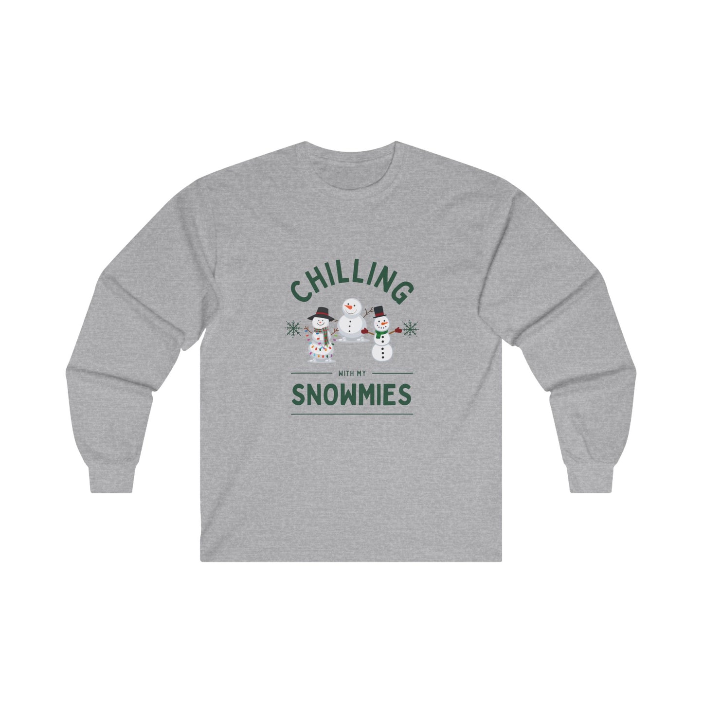 Chilling With My Snowmies Long Sleeve Tee