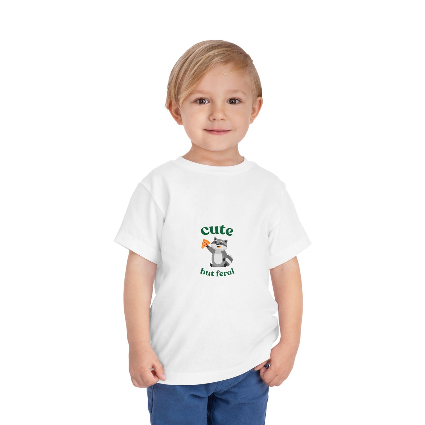 Cute but Feral TODDLER—Toddler Short Sleeve Tee