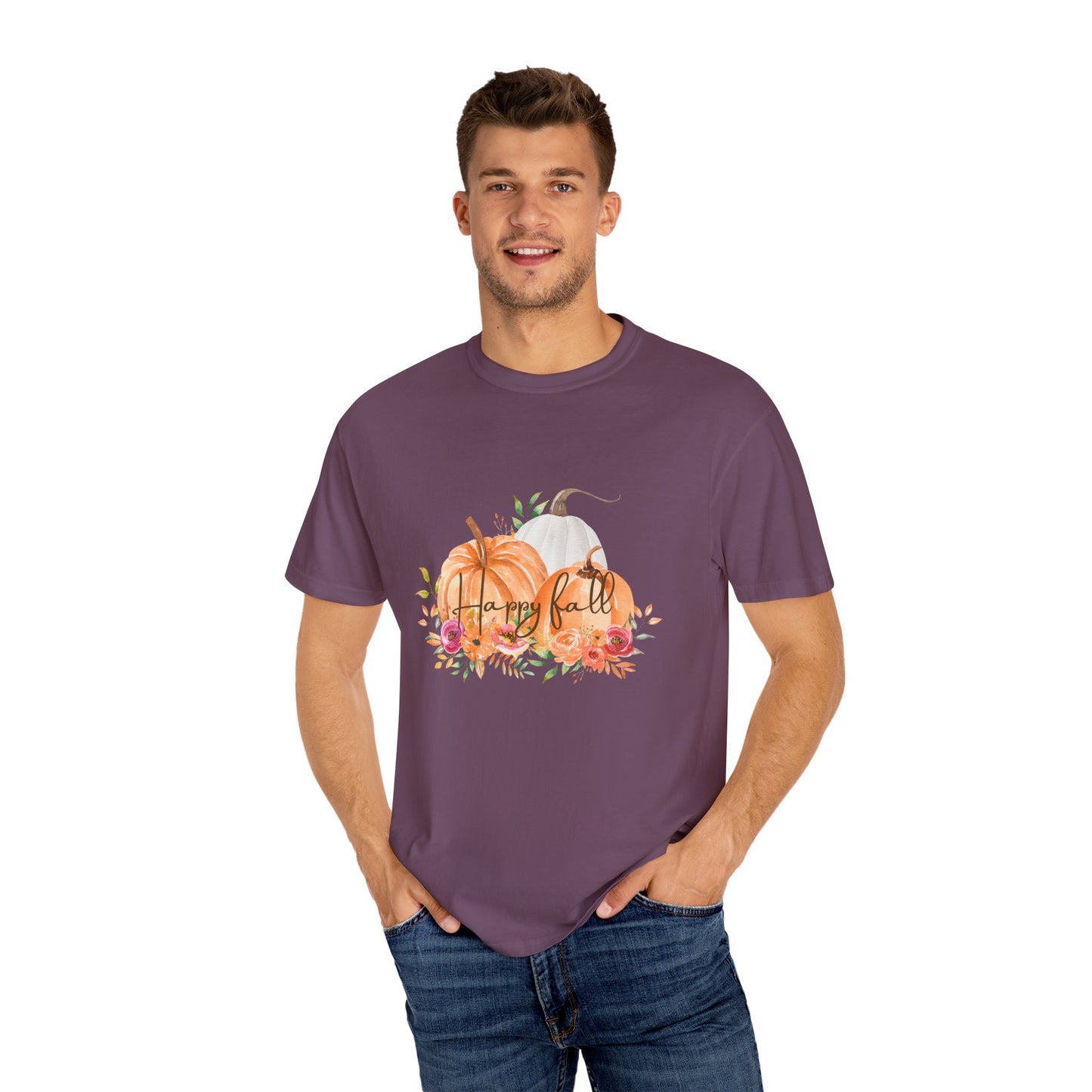 Happy Fall—Unisex Garment-Dyed T-shirt