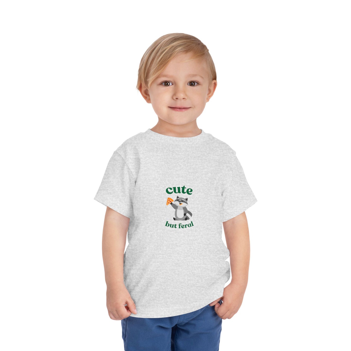 Cute but Feral TODDLER—Toddler Short Sleeve Tee