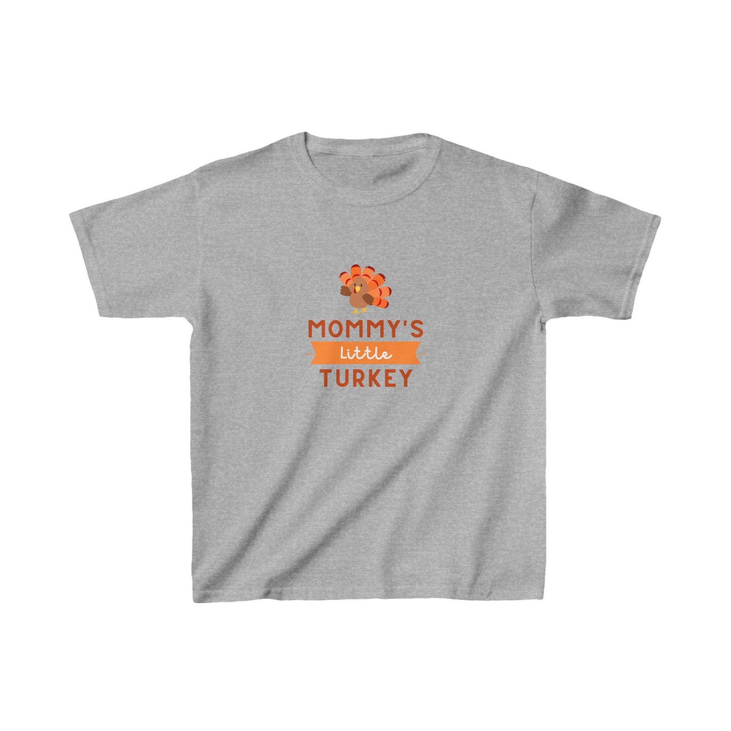 Kids Tee Mommy's Little Turkey Shirt - Thanksgiving Holiday