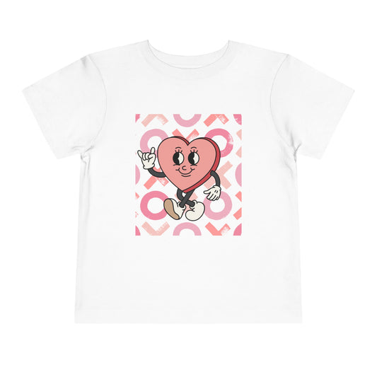 XOXO Cartoon Heart TODDLER Short Sleeve Tee