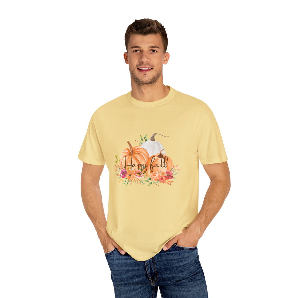 Happy Fall—Unisex Garment-Dyed T-shirt