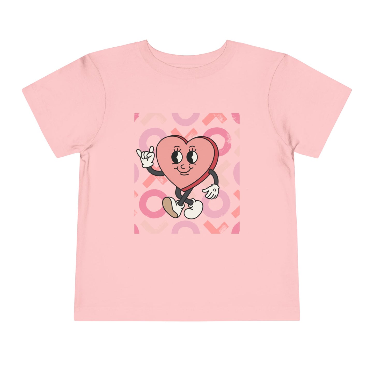 XOXO Cartoon Heart TODDLER Short Sleeve Tee