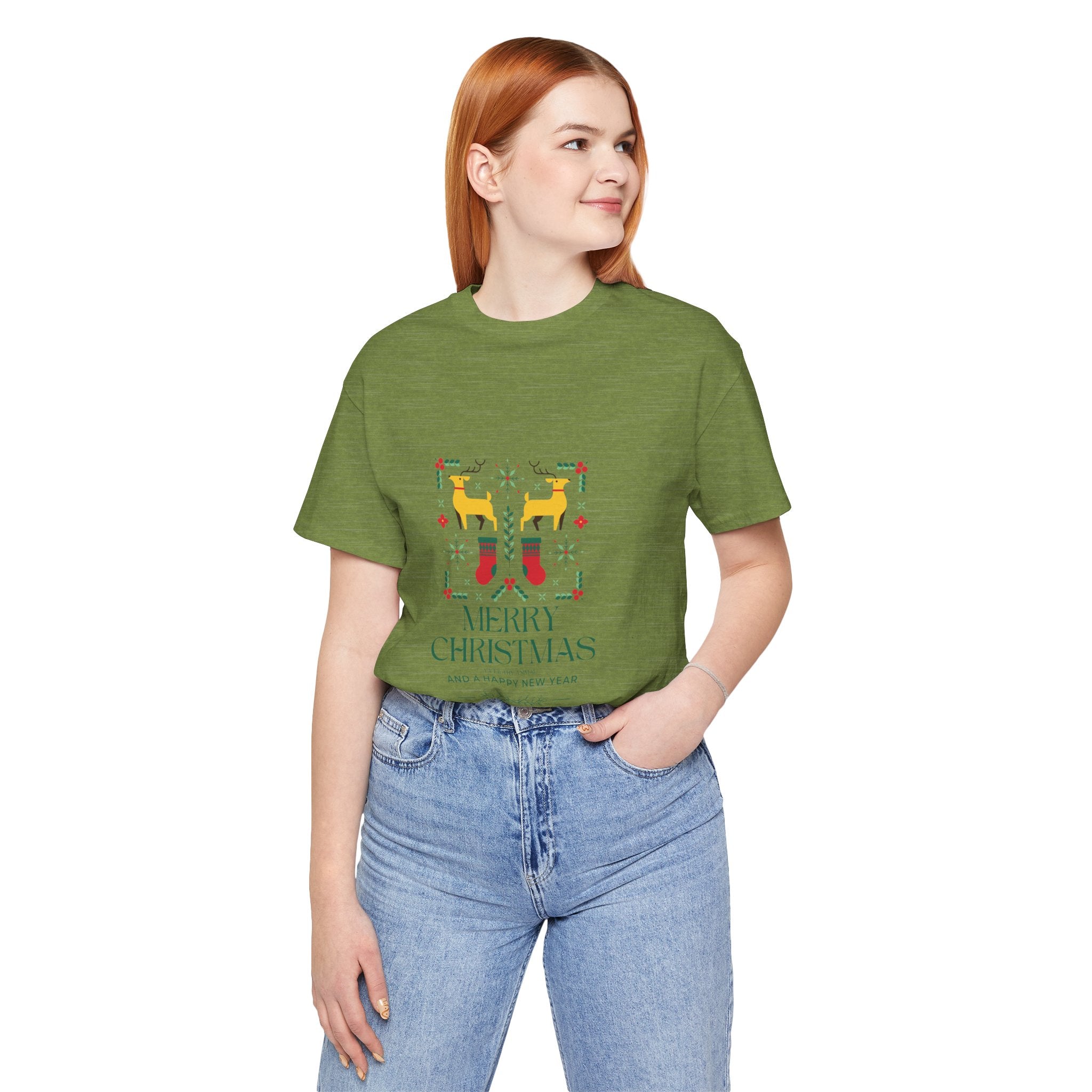 Merry Christmas Ya Filthy Animal—Unisex Jersey Short Sleeve Tee