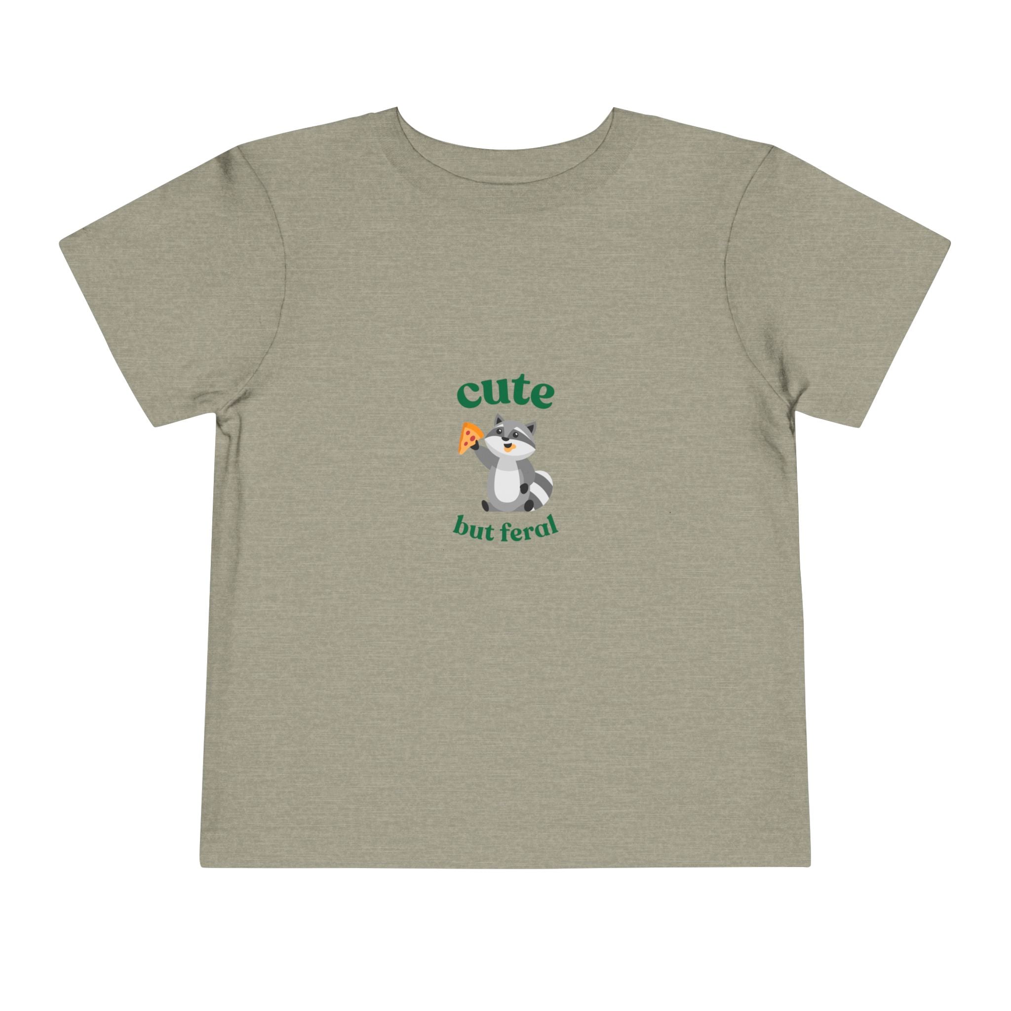 Cute but Feral TODDLER—Toddler Short Sleeve Tee