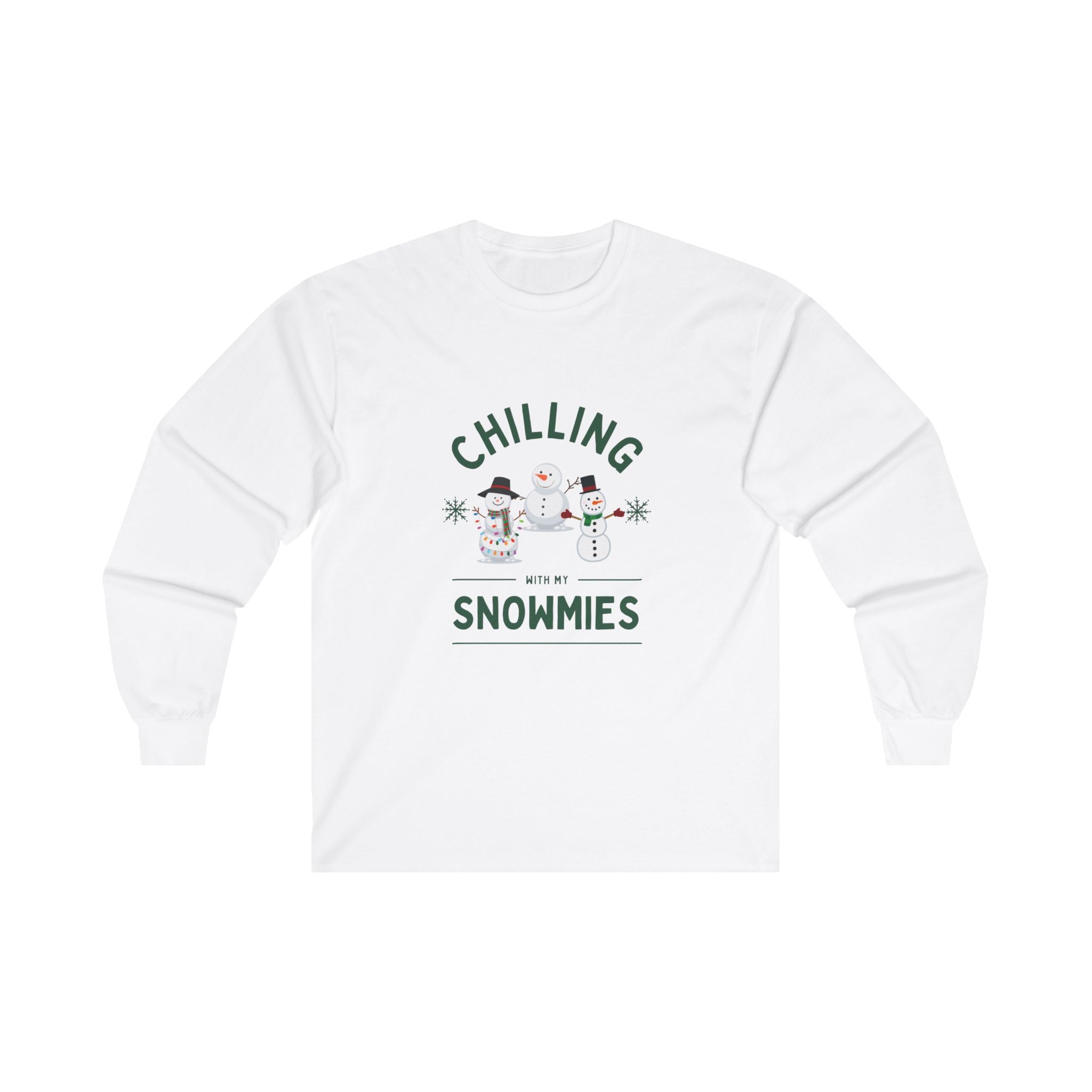 Chilling With My Snowmies Long Sleeve Tee