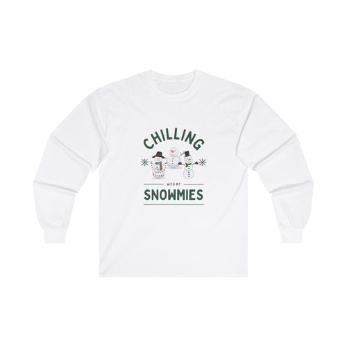 Chilling With My Snowmies Long Sleeve Tee