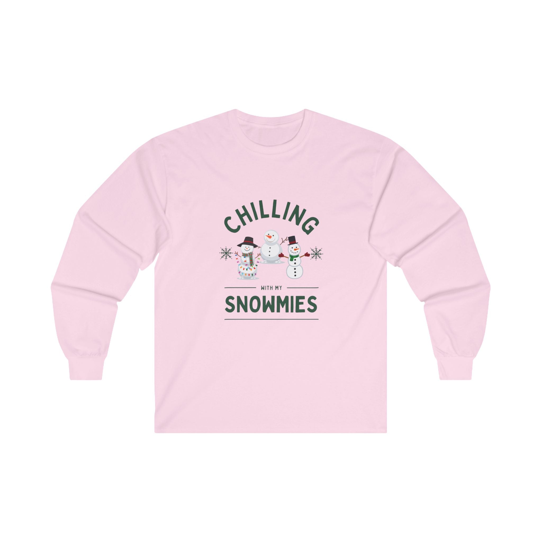 Chilling With My Snowmies Long Sleeve Tee