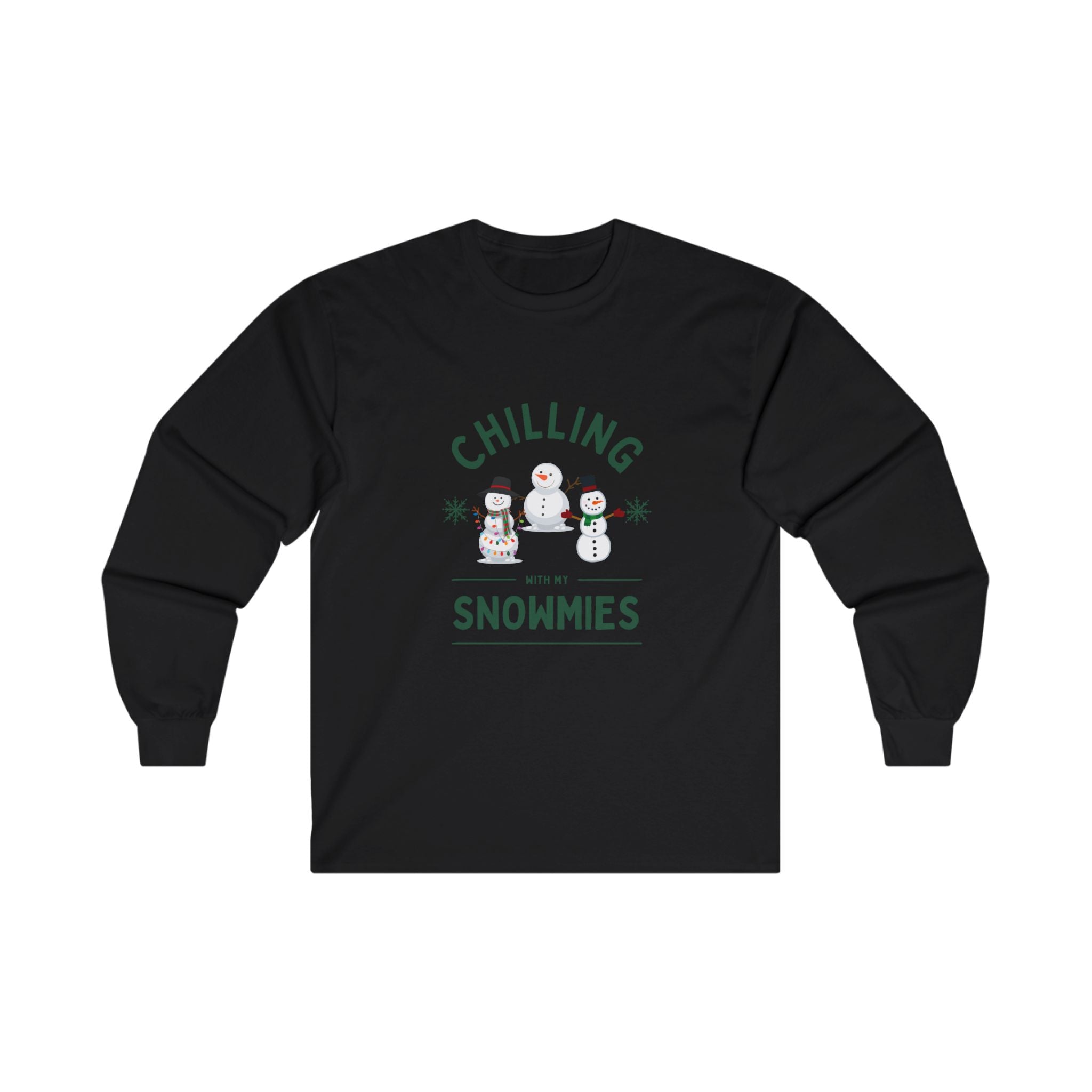 Chilling With My Snowmies Long Sleeve Tee