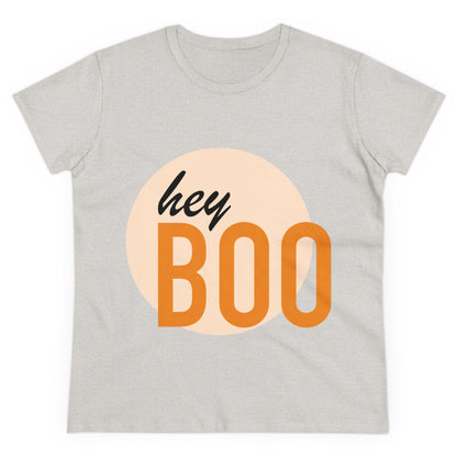 Hey Boo—Women's Midweight Cotton Tee