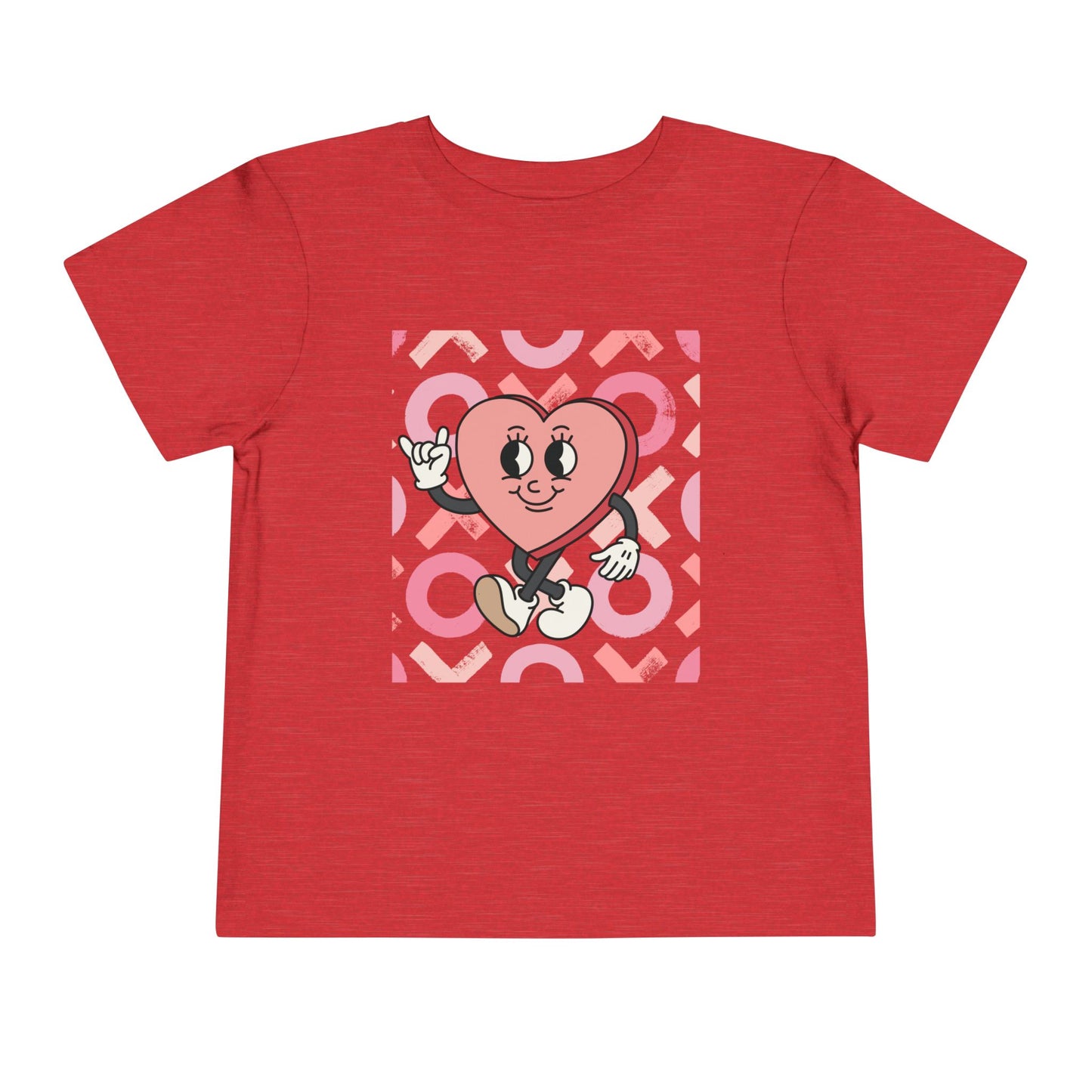 XOXO Cartoon Heart TODDLER Short Sleeve Tee