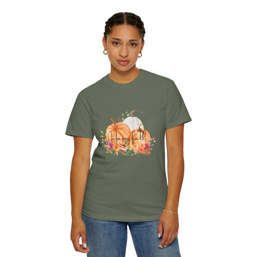 Happy Fall—Unisex Garment-Dyed T-shirt