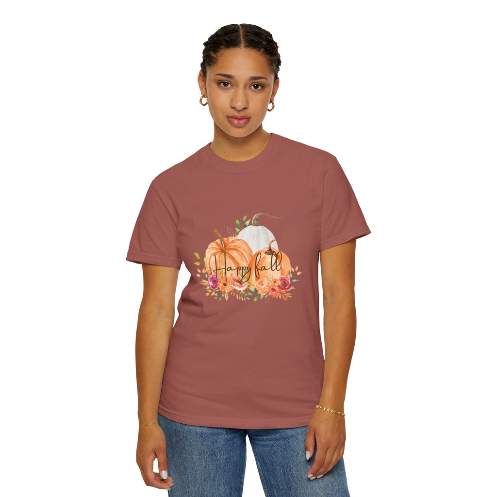 Happy Fall—Unisex Garment-Dyed T-shirt