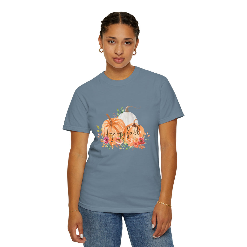 Happy Fall—Unisex Garment-Dyed T-shirt