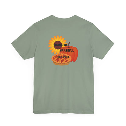 Happy Thanksgiving—Unisex Jersey Short Sleeve Tee