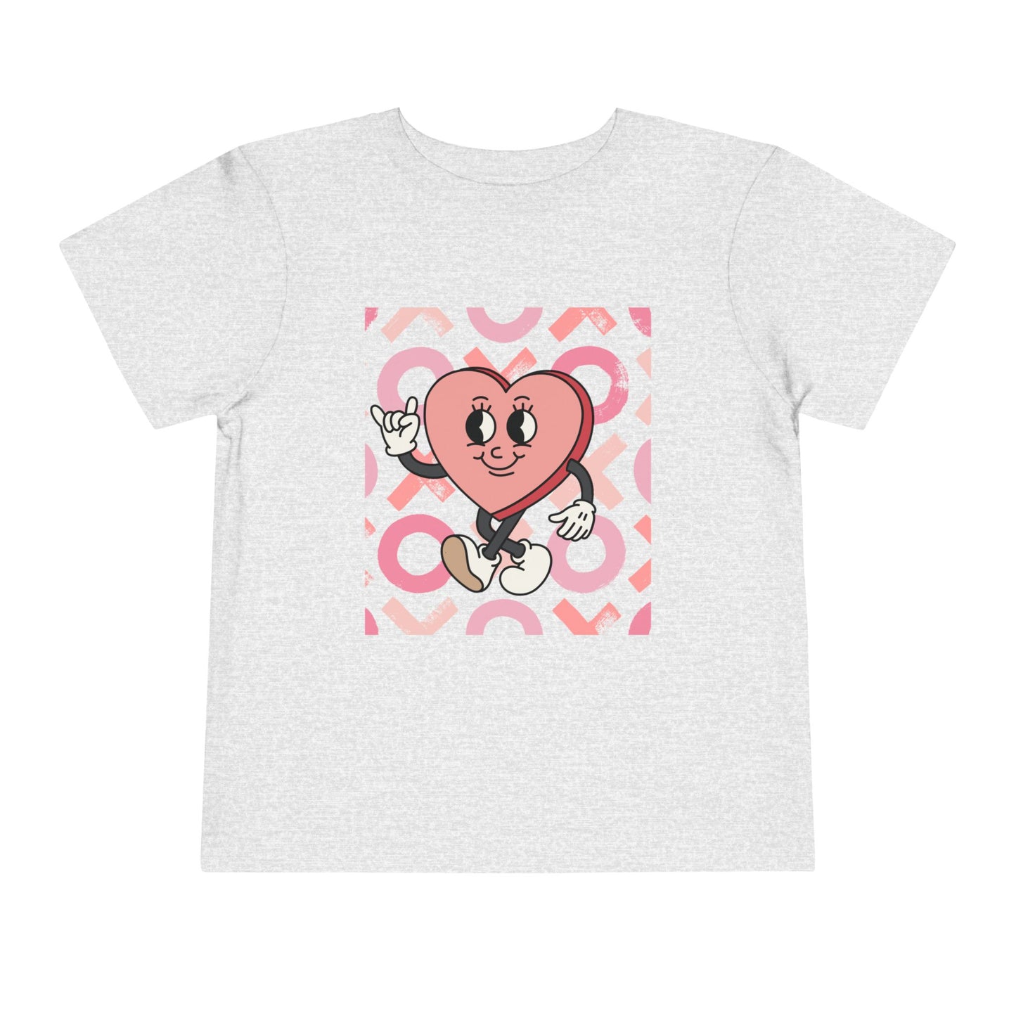 XOXO Cartoon Heart TODDLER Short Sleeve Tee