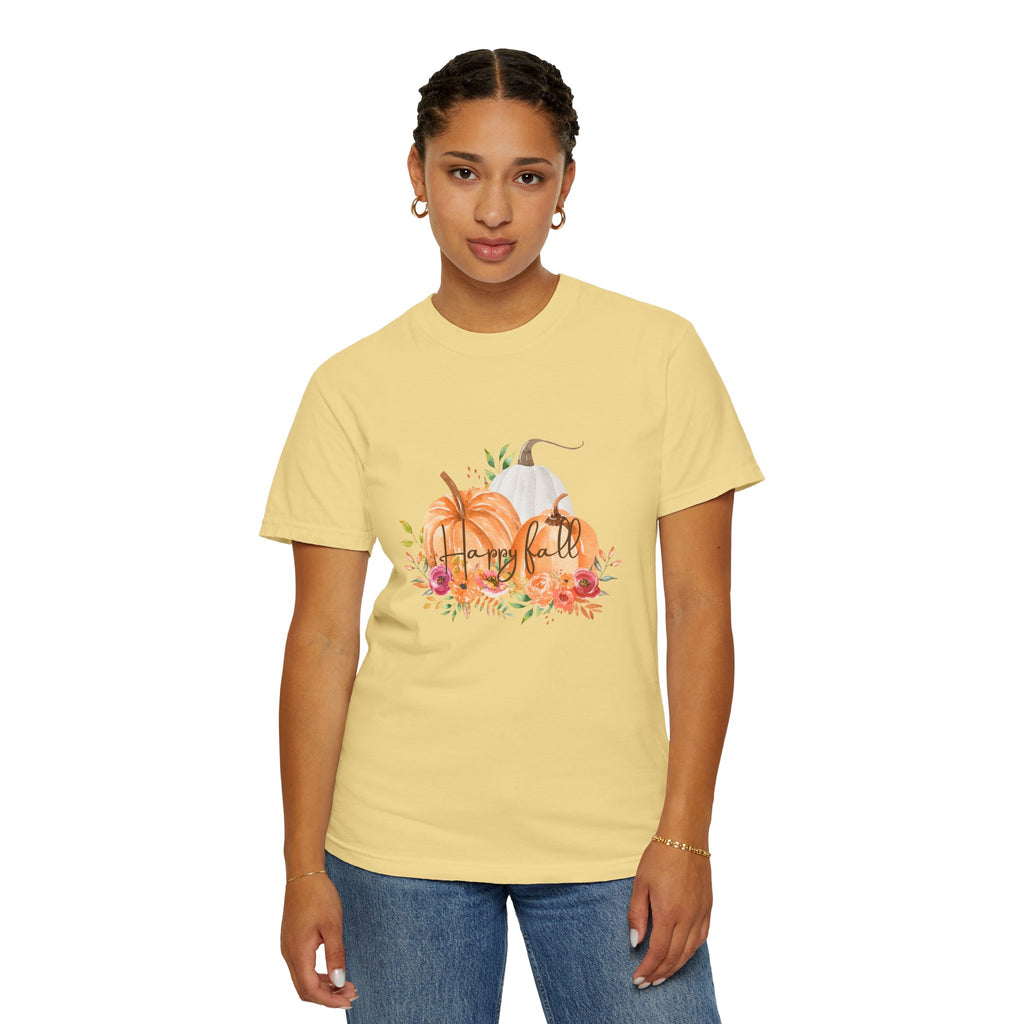 Happy Fall—Unisex Garment-Dyed T-shirt