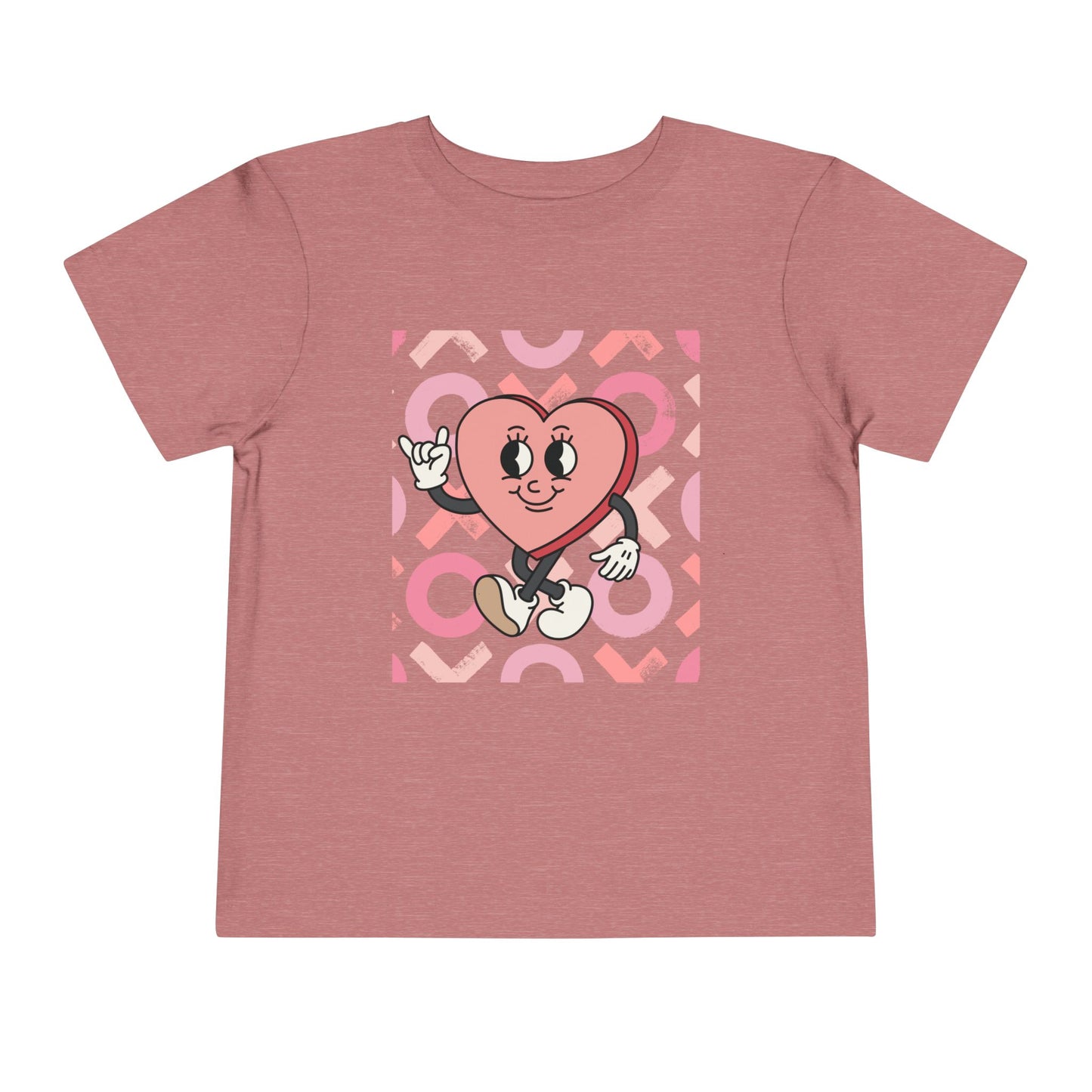 XOXO Cartoon Heart TODDLER Short Sleeve Tee