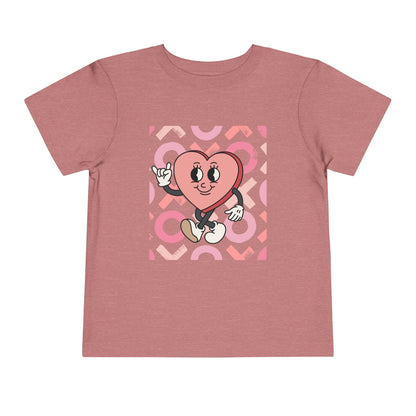 XOXO Cartoon Heart TODDLER Short Sleeve Tee