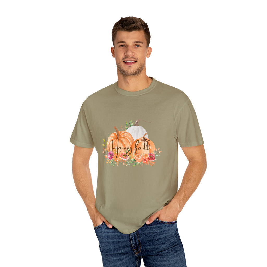 Happy Fall—Unisex Garment-Dyed T-shirt