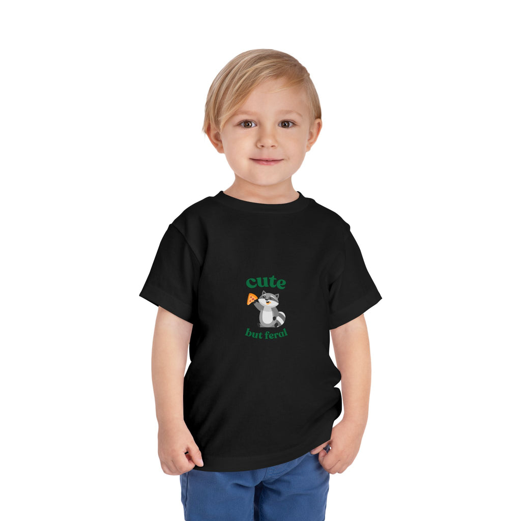 Cute but Feral TODDLER—Toddler Short Sleeve Tee