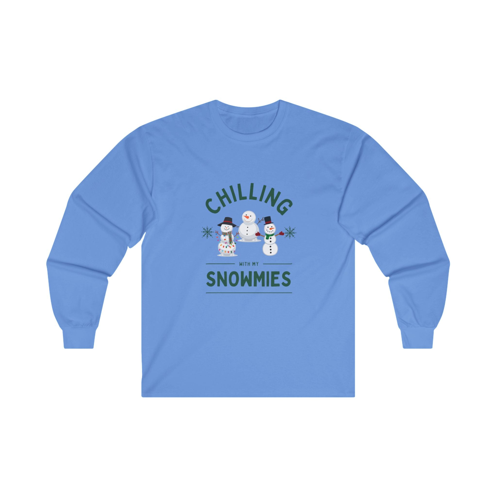 Chilling With My Snowmies Long Sleeve Tee