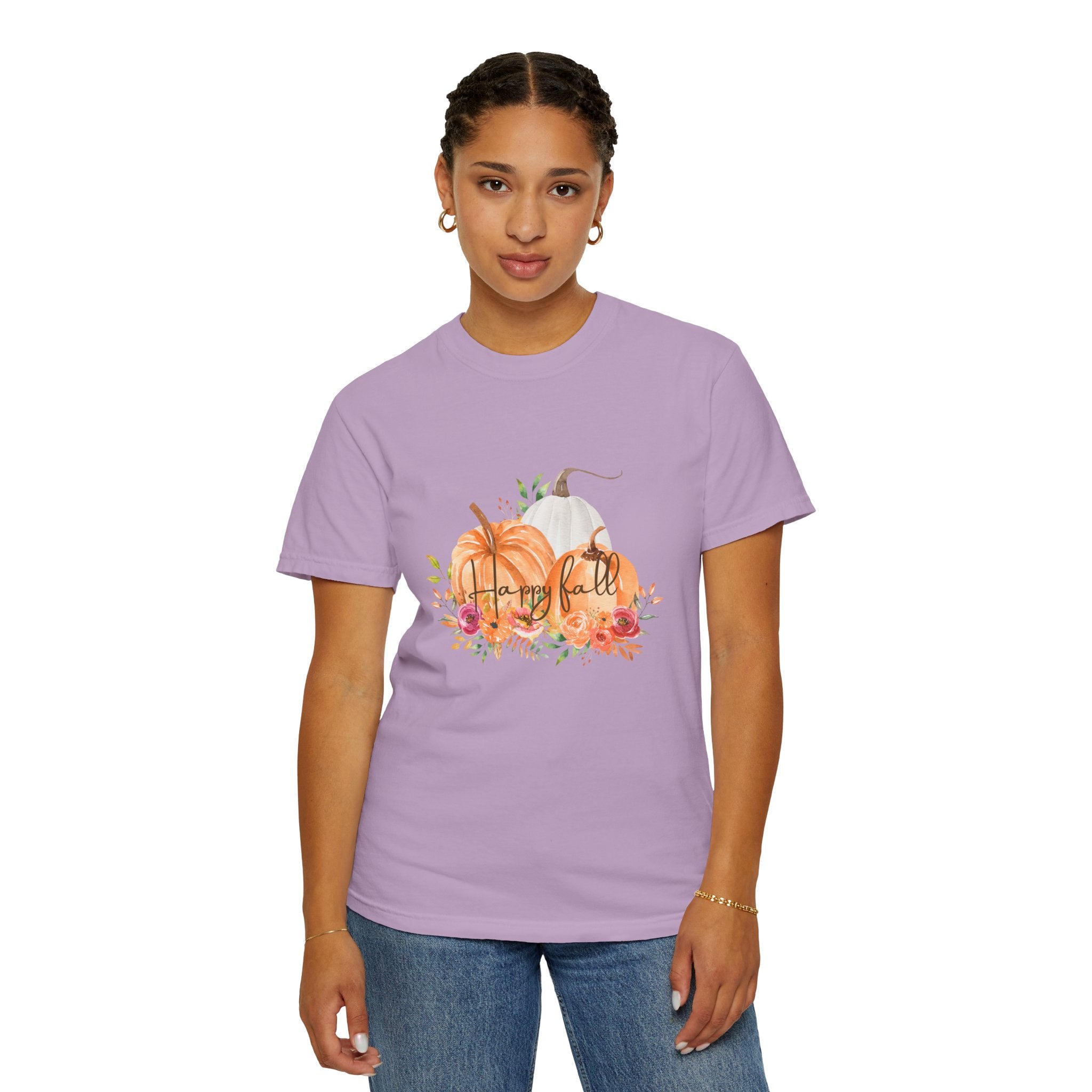 Happy Fall—Unisex Garment-Dyed T-shirt