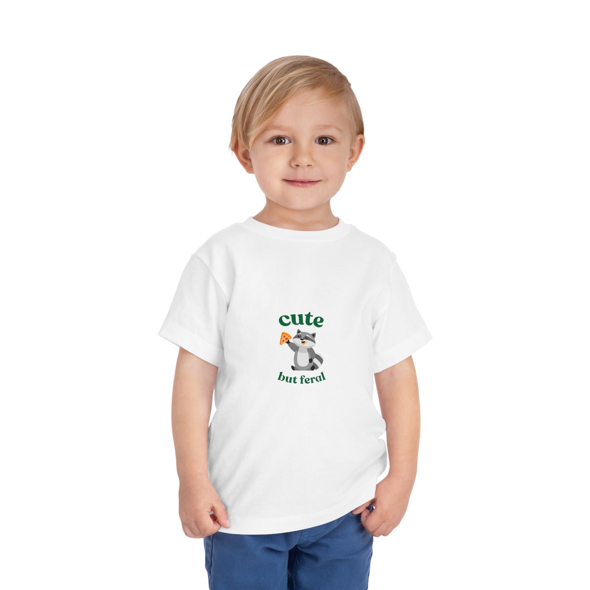 Cute but Feral TODDLER—Toddler Short Sleeve Tee