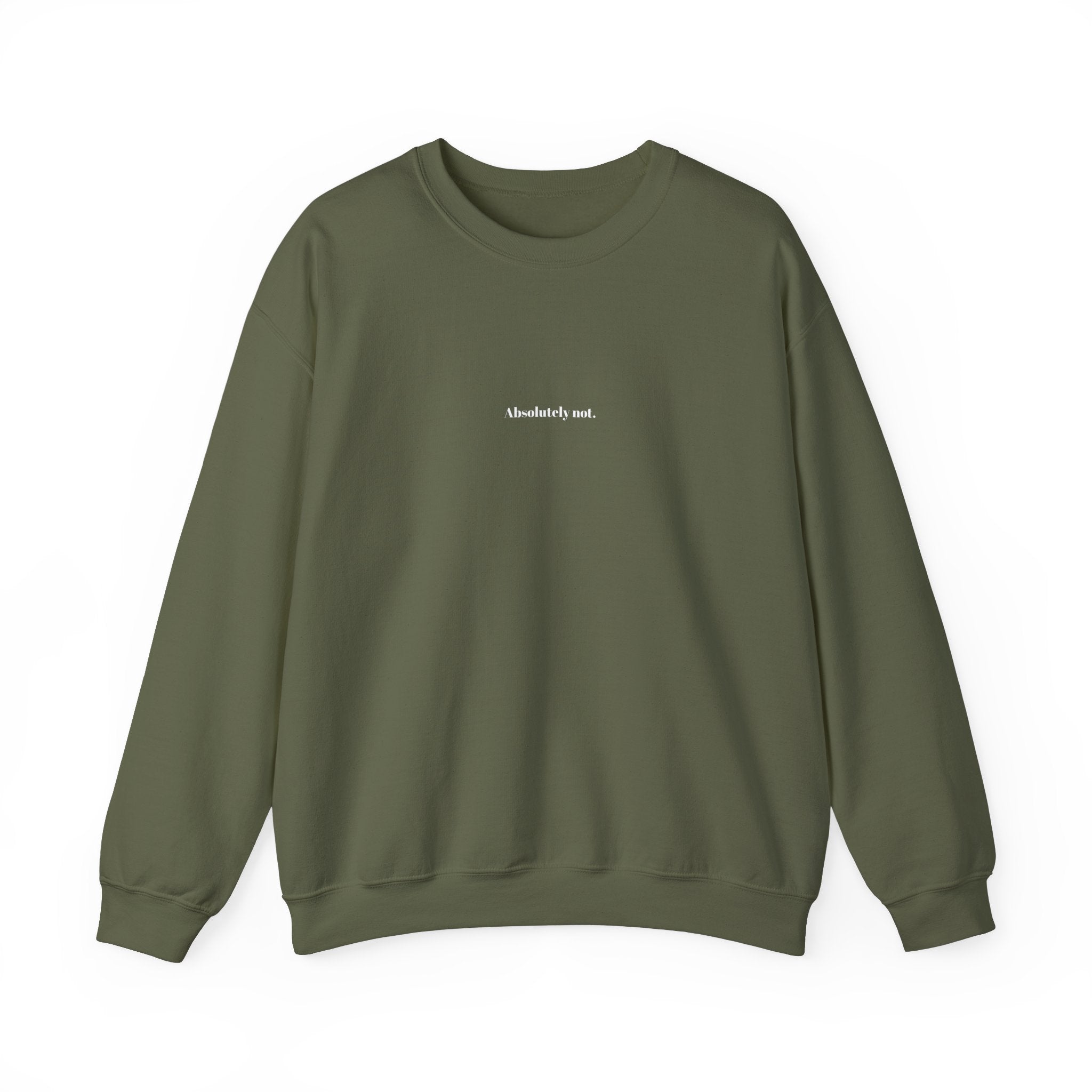 Absolutely Not—Unisex Heavy Blend™ Crewneck Sweatshirt