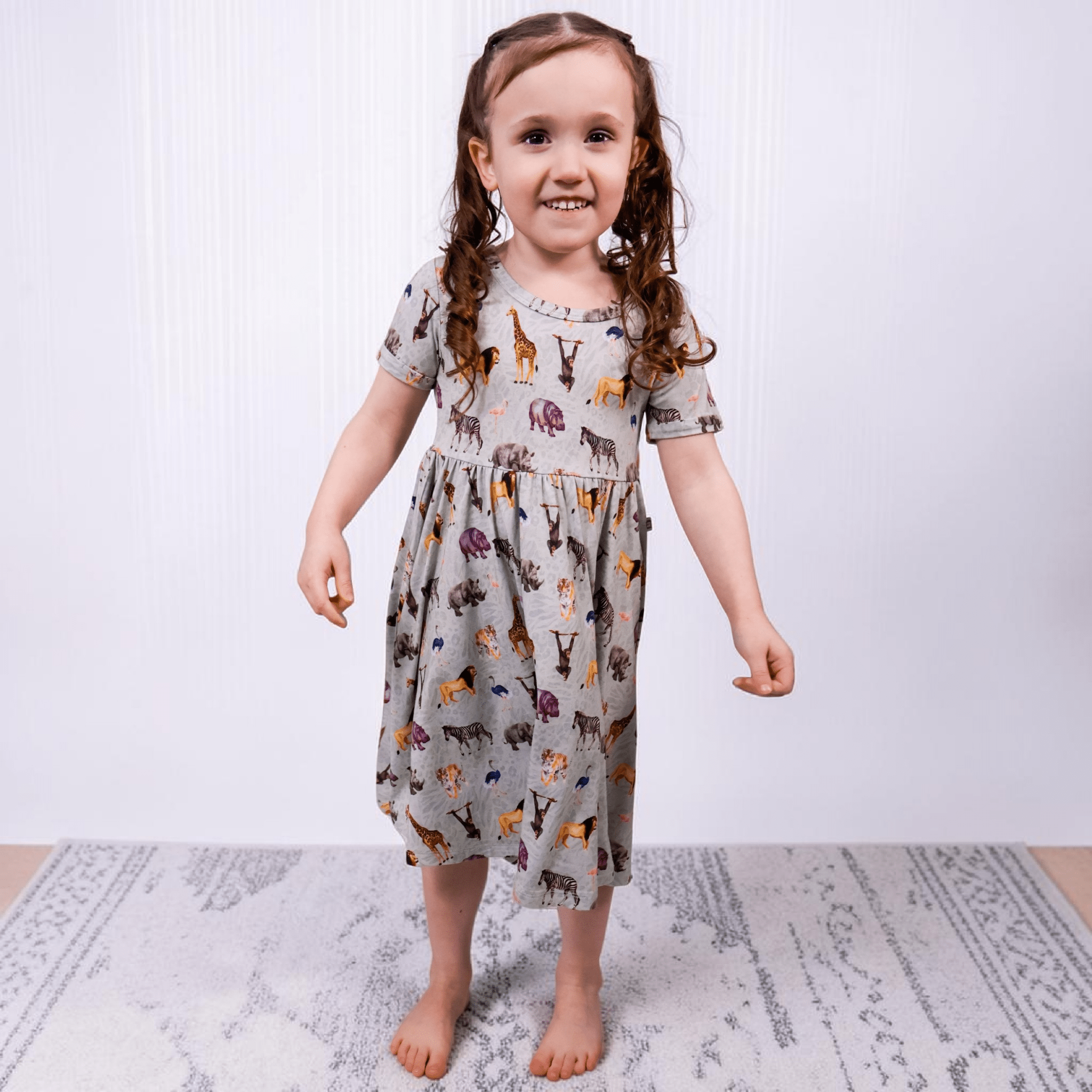 Short Sleeve Dress & Short Set