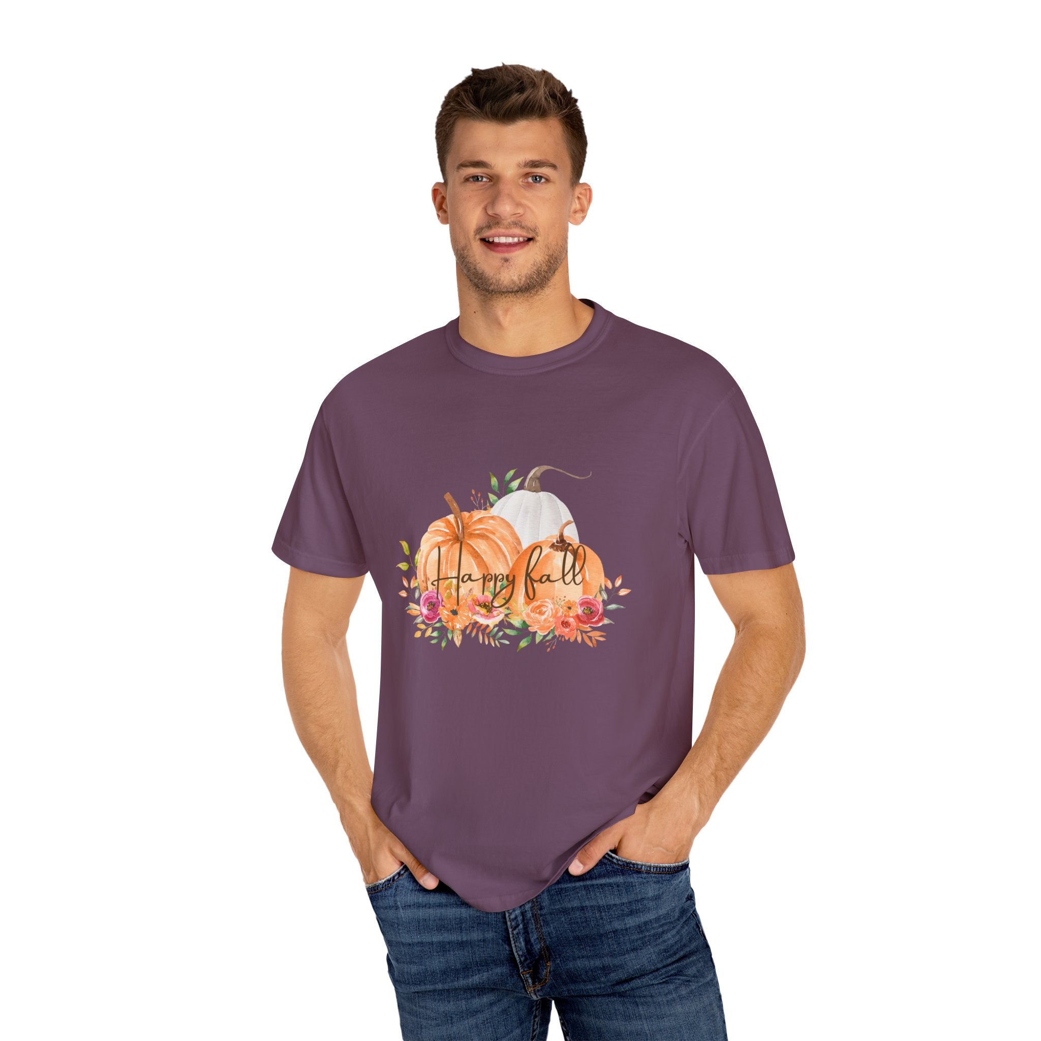 Happy Fall—Unisex Garment-Dyed T-shirt